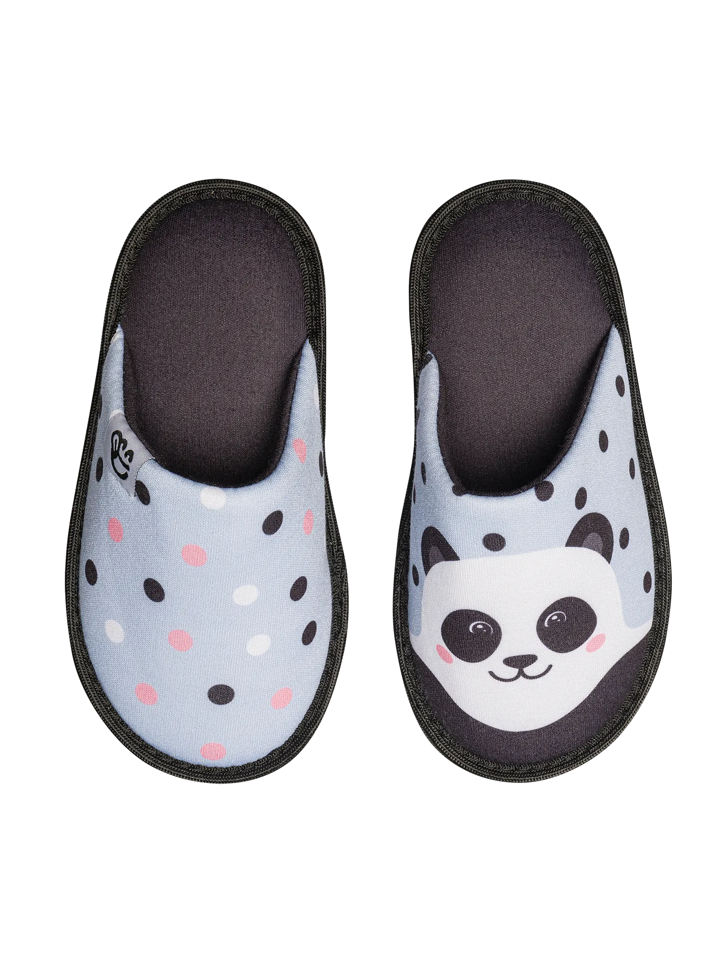 Vrolijke kinderslippers Happy panda