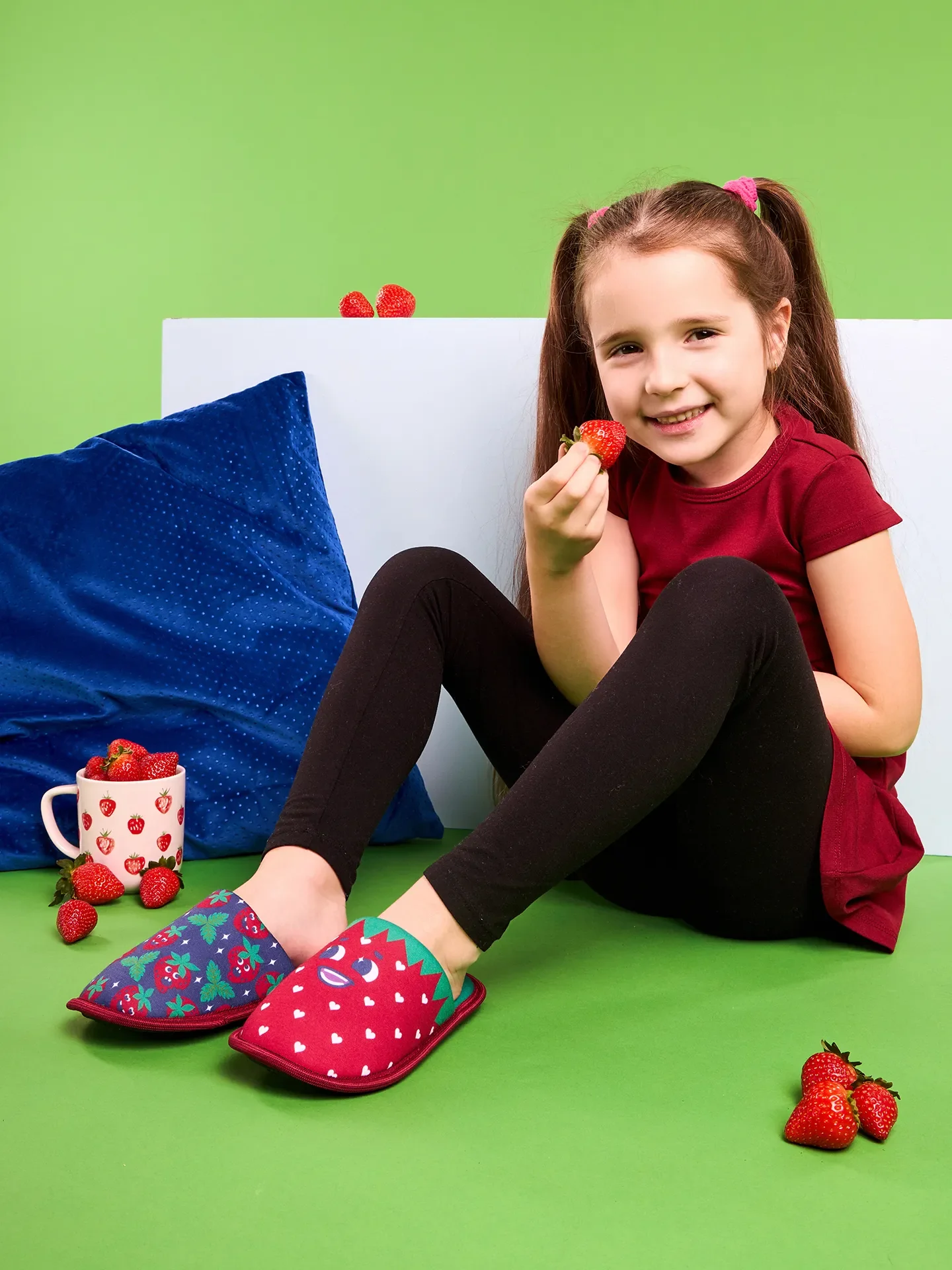 Vrolijke kinderslippers Vrolijke aardbeien - Image 4
