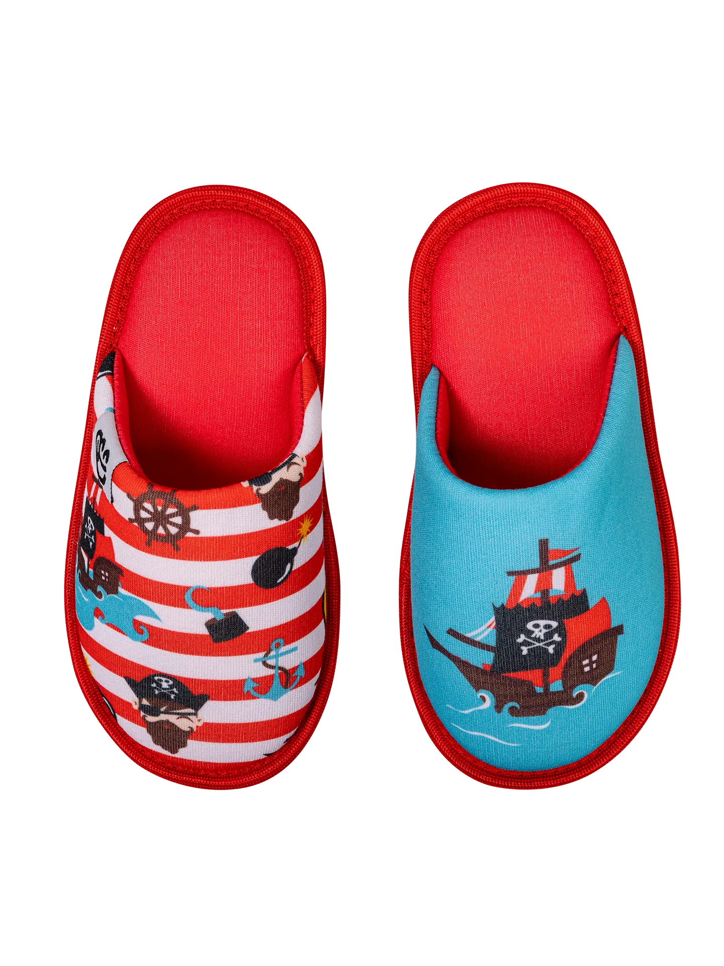 Vrolijke kinderslippers Piraten