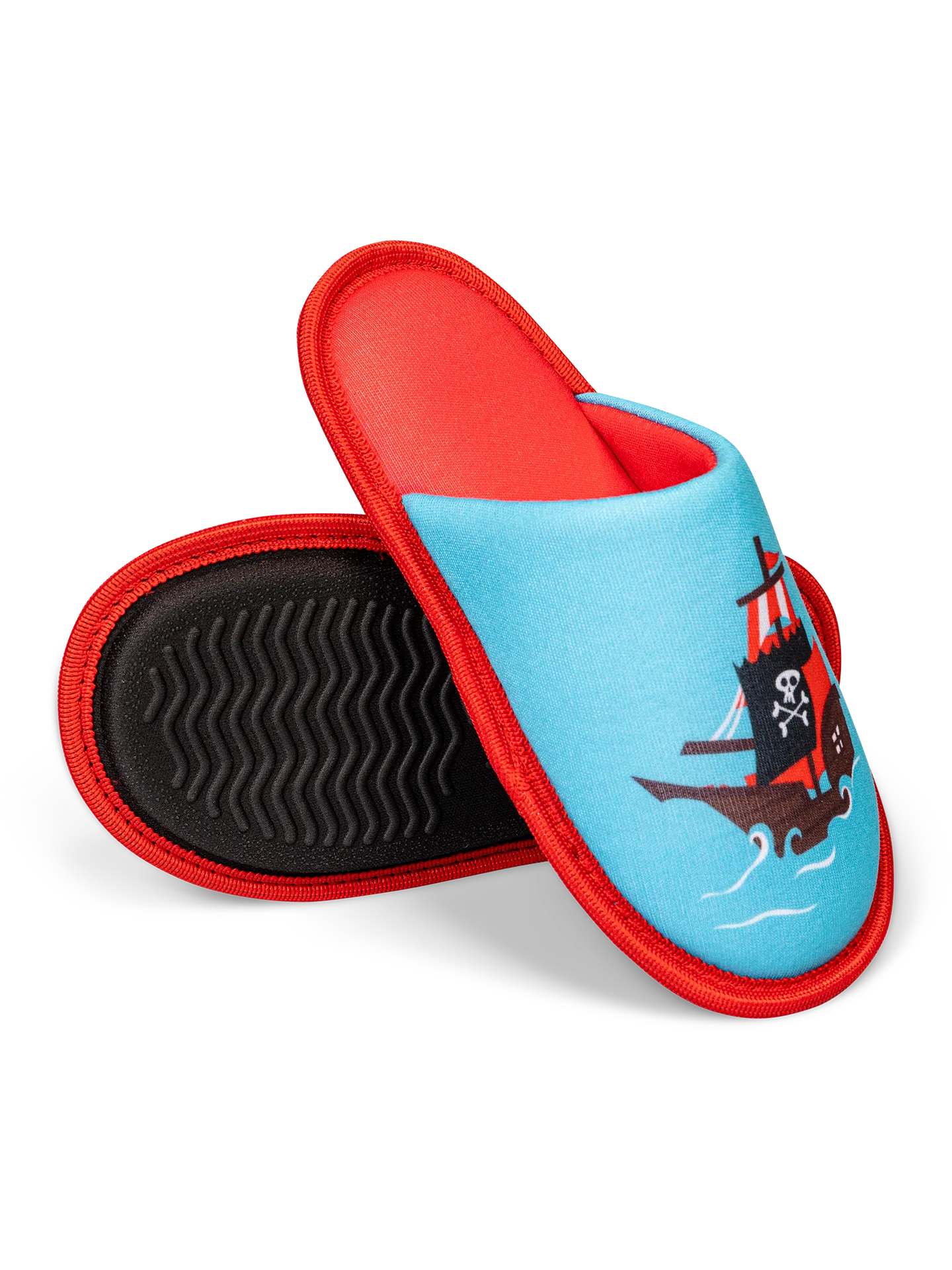 Vrolijke kinderslippers Piraten - Image 3