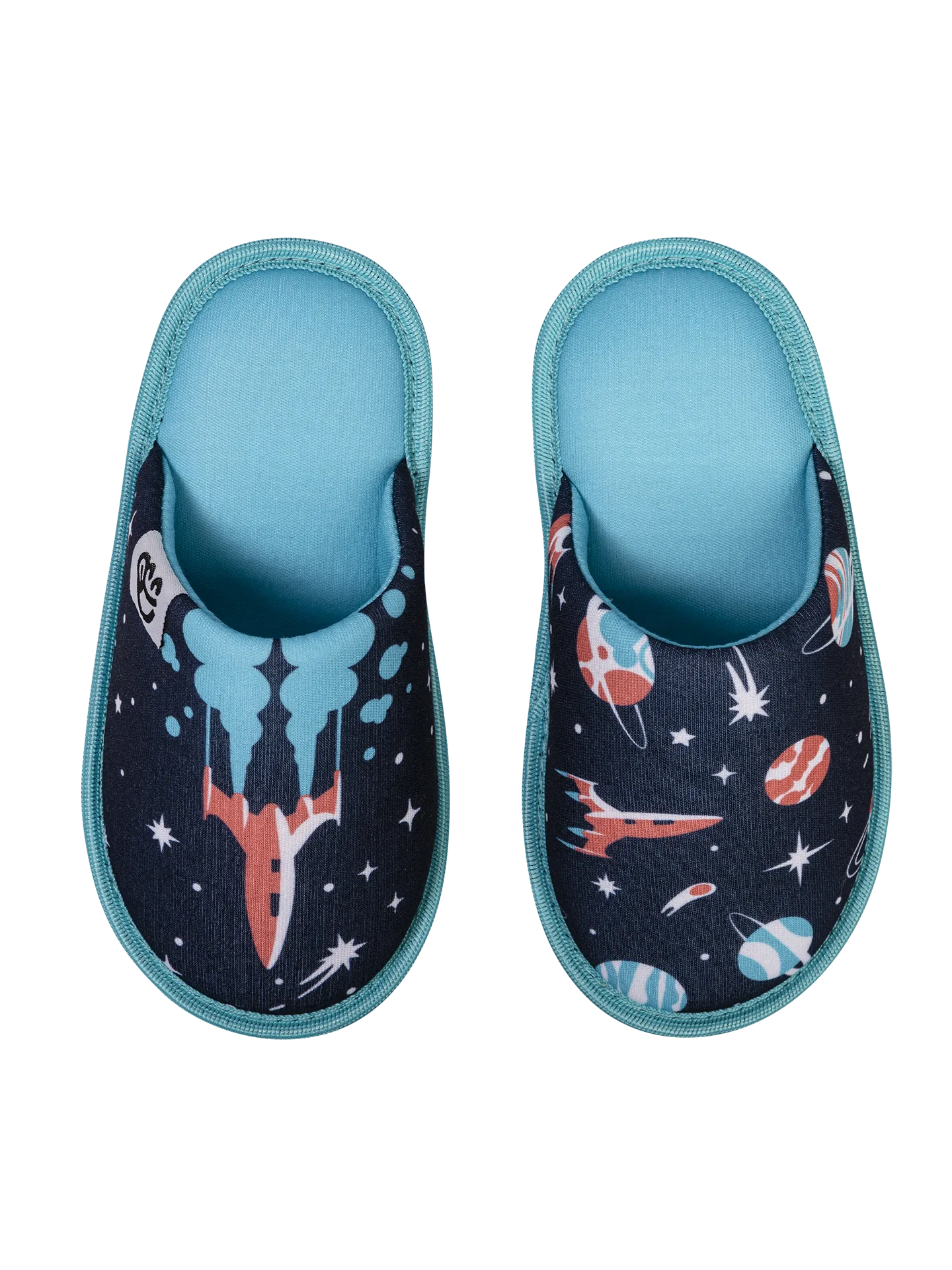 Vrolijke kinderslippers Planeten