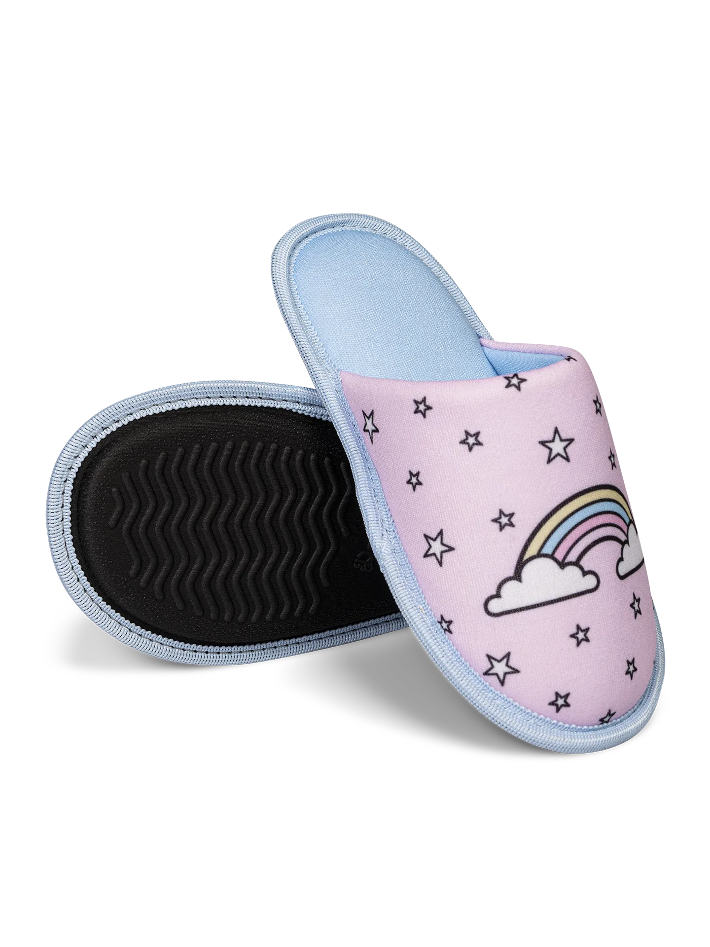 Vrolijke kinderslippers Regenboog eenhoorn - Image 3