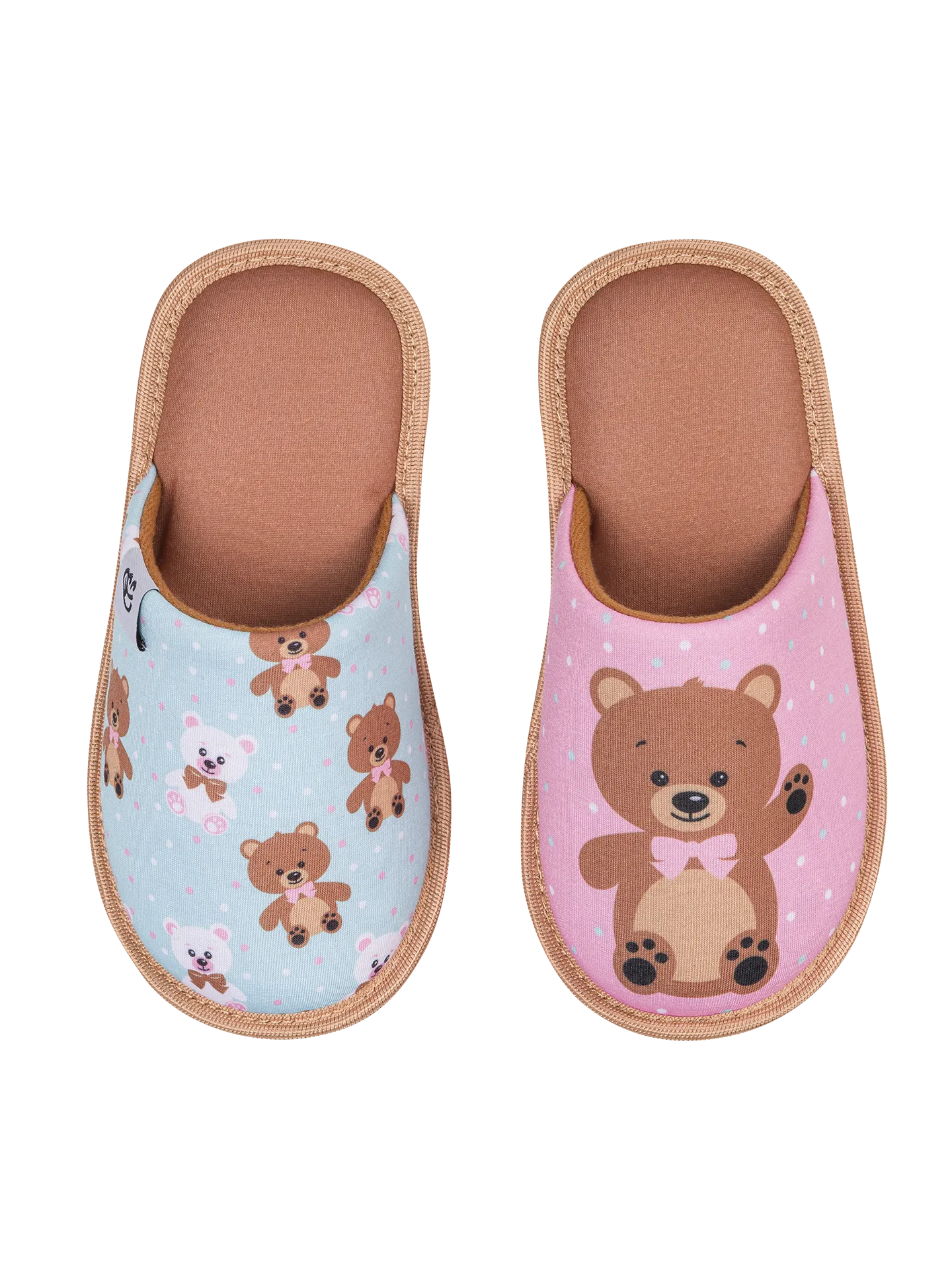 Vrolijke kinderslippers Teddybeer
