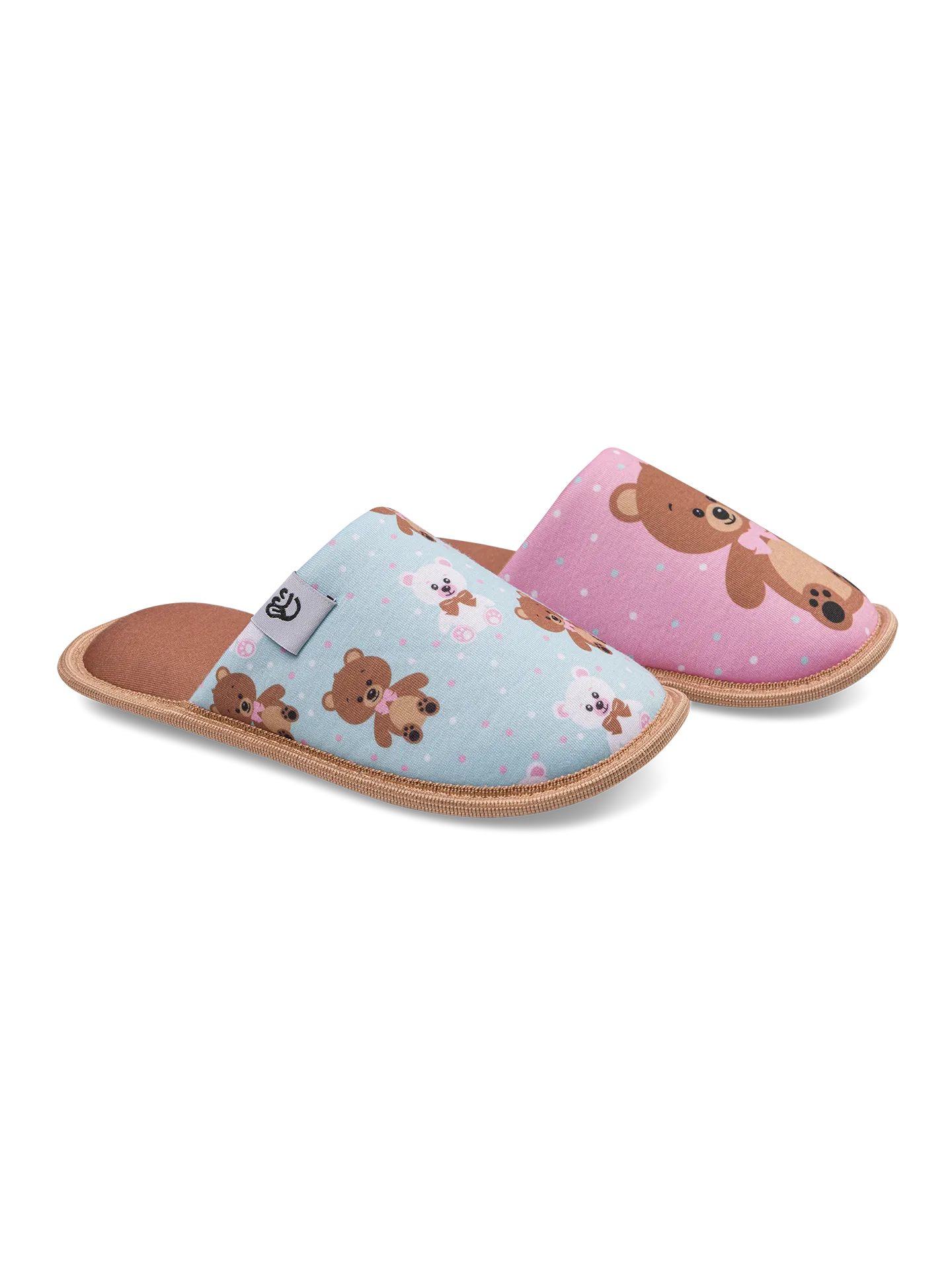 Vrolijke kinderslippers Teddybeer - Image 2