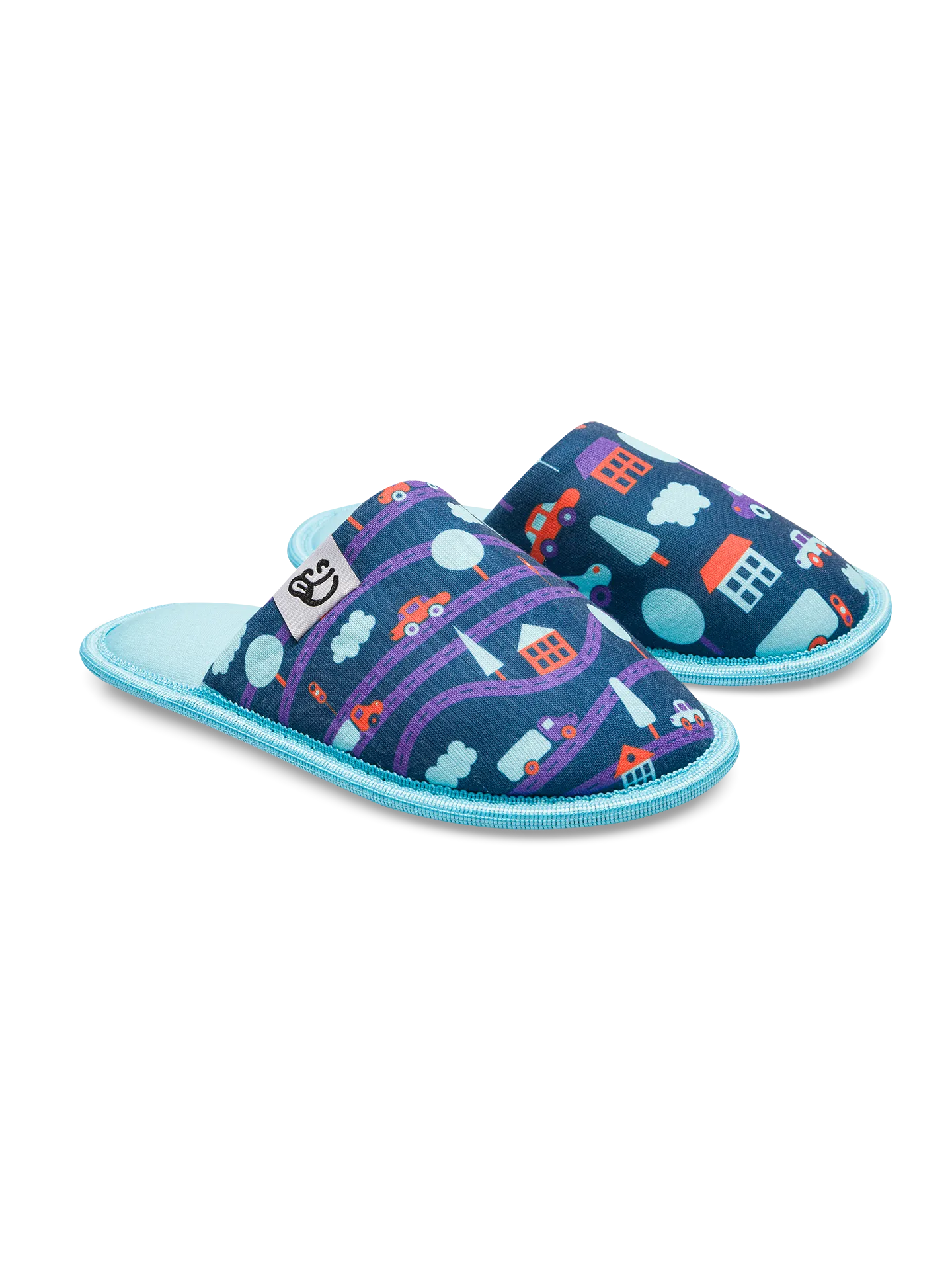 Vrolijke kinderslippers Verkeer - Image 2