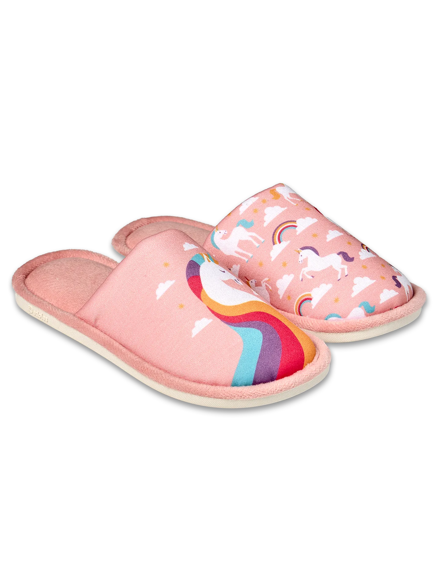 Vrolijke kinderslippers Eenhoorn in de wolken - Image 2