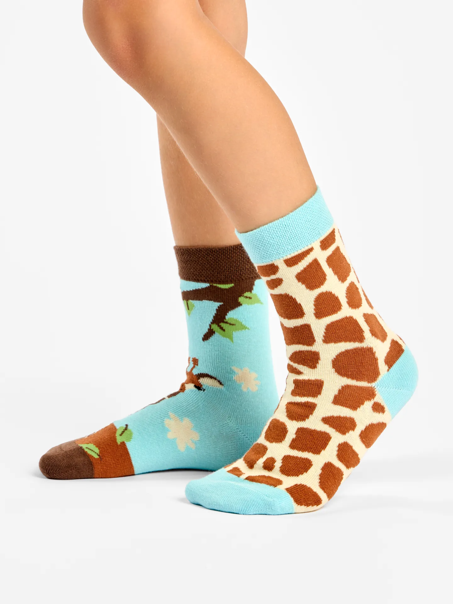 Vrolijke kindersokken Schattige giraffe - Image 2