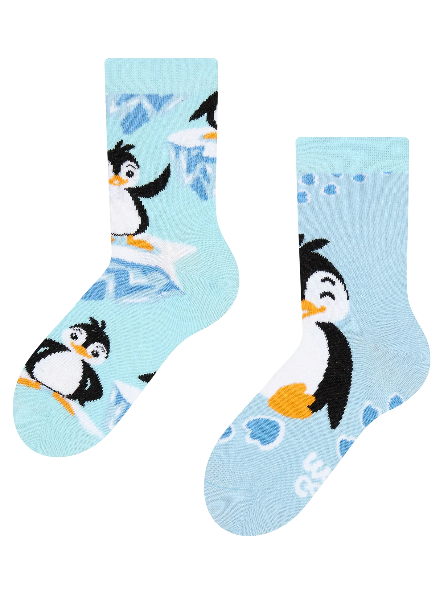 Vrolijke kindersokken Vrolijke pinguïn