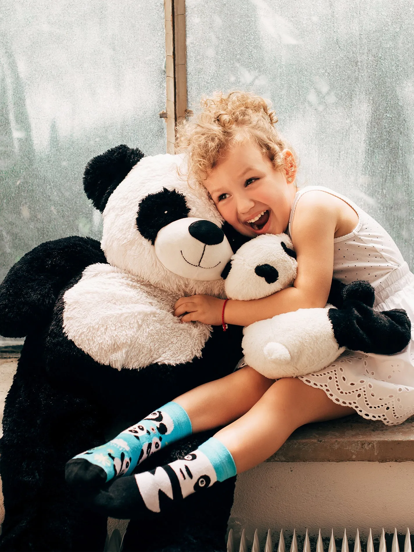 Vrolijke kindersokken Panda - Image 2