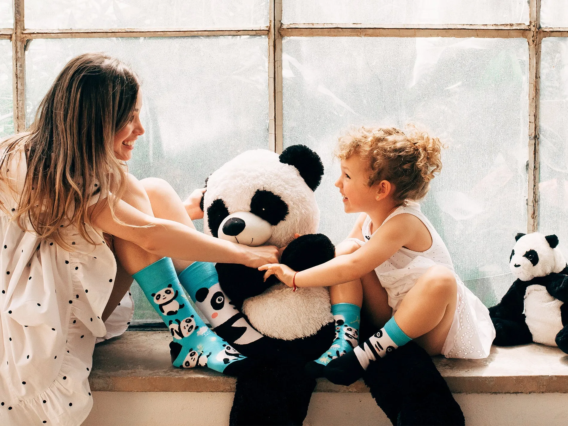 Vrolijke kindersokken Panda - Image 3