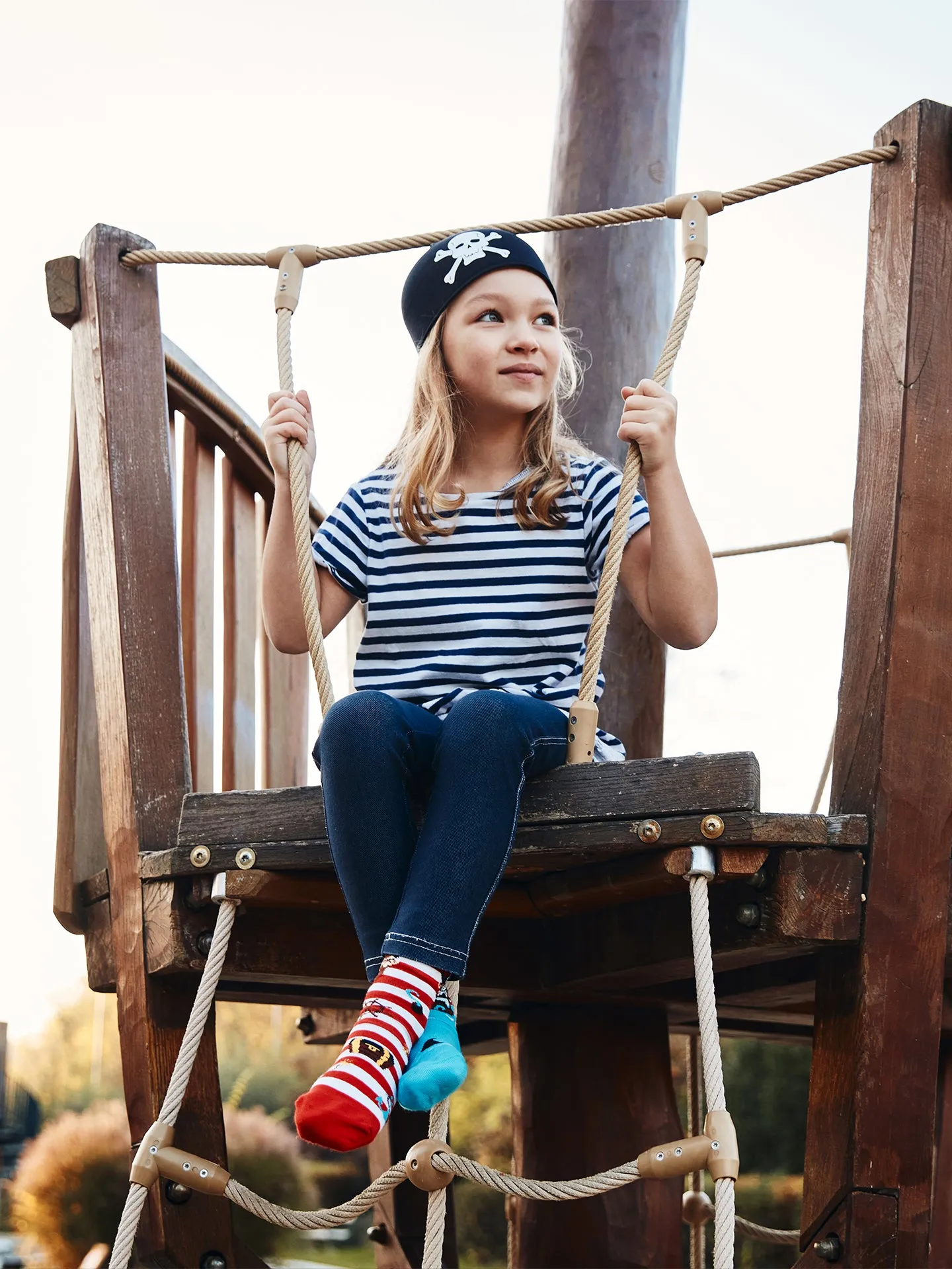 Vrolijke kindersokken Piraat - Image 2