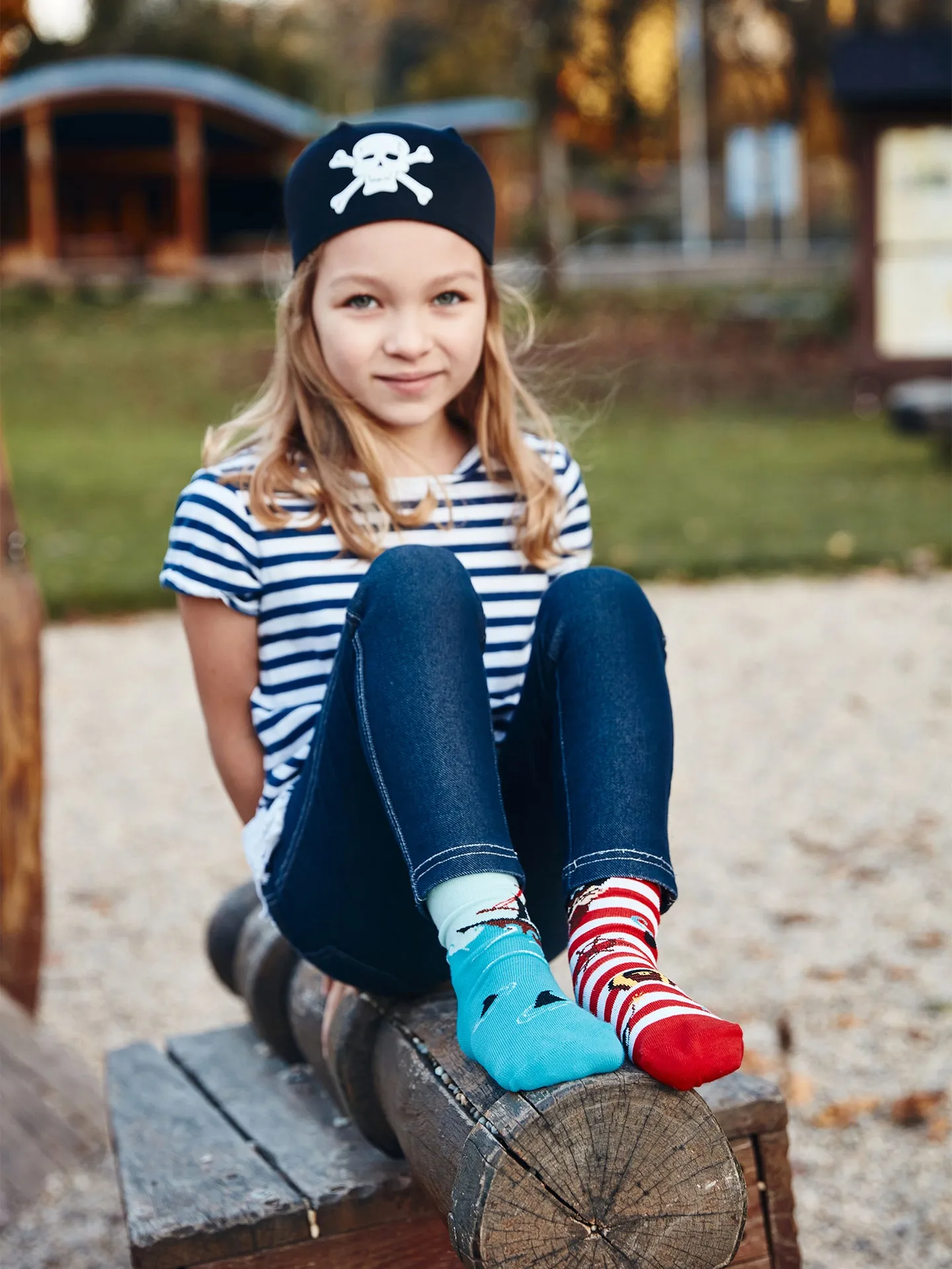 Vrolijke kindersokken Piraat - Image 3