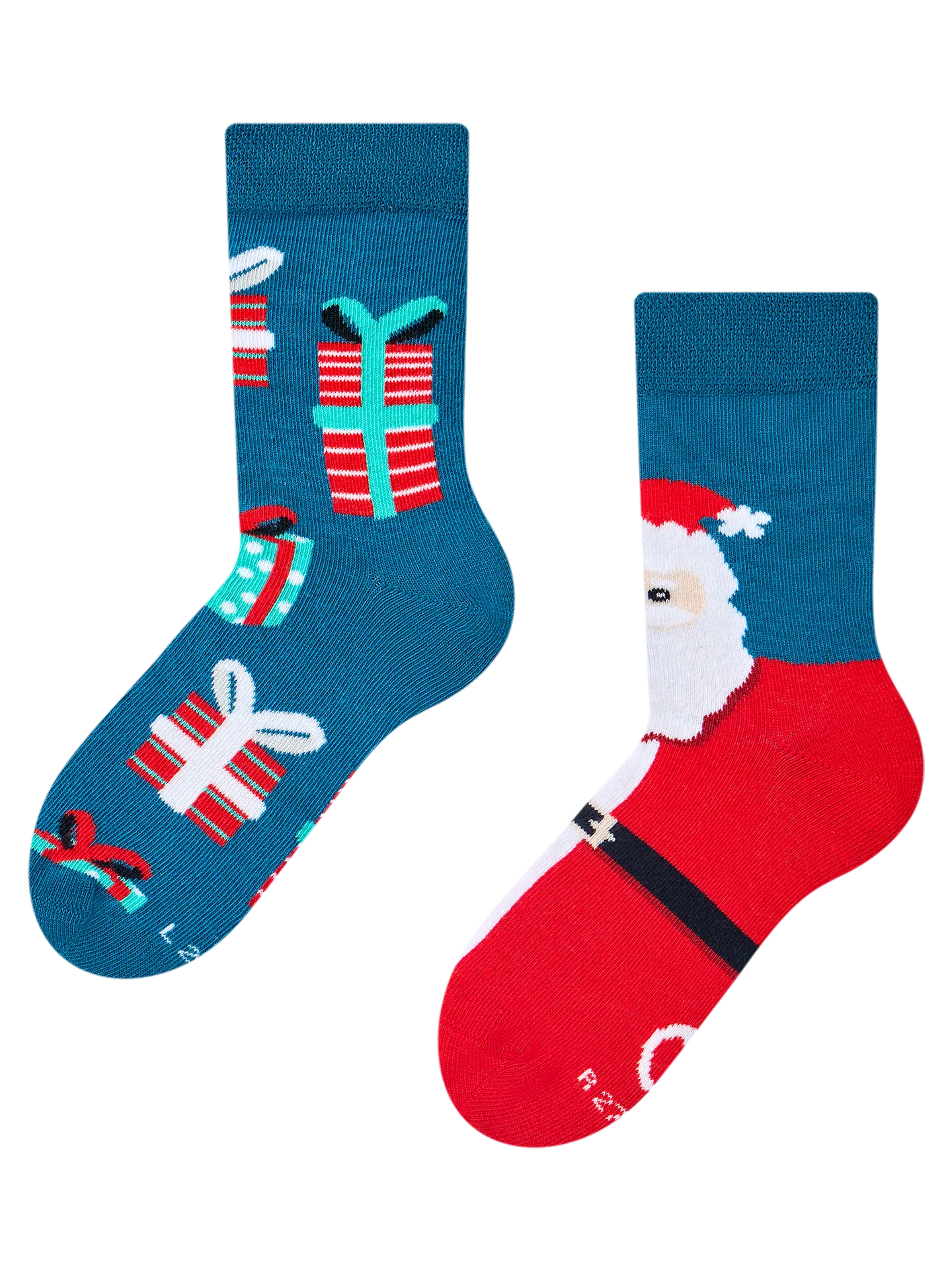 Kindersokken Kerstman & cadeaus