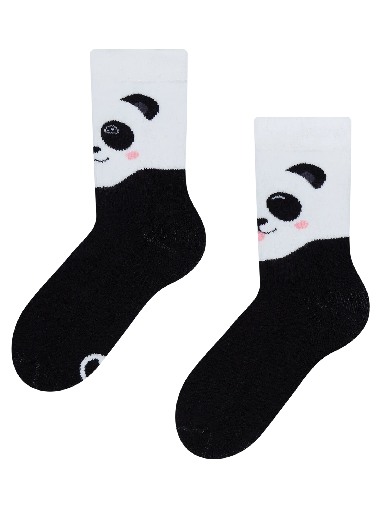 Vrolijke warme kindersokken Happy panda