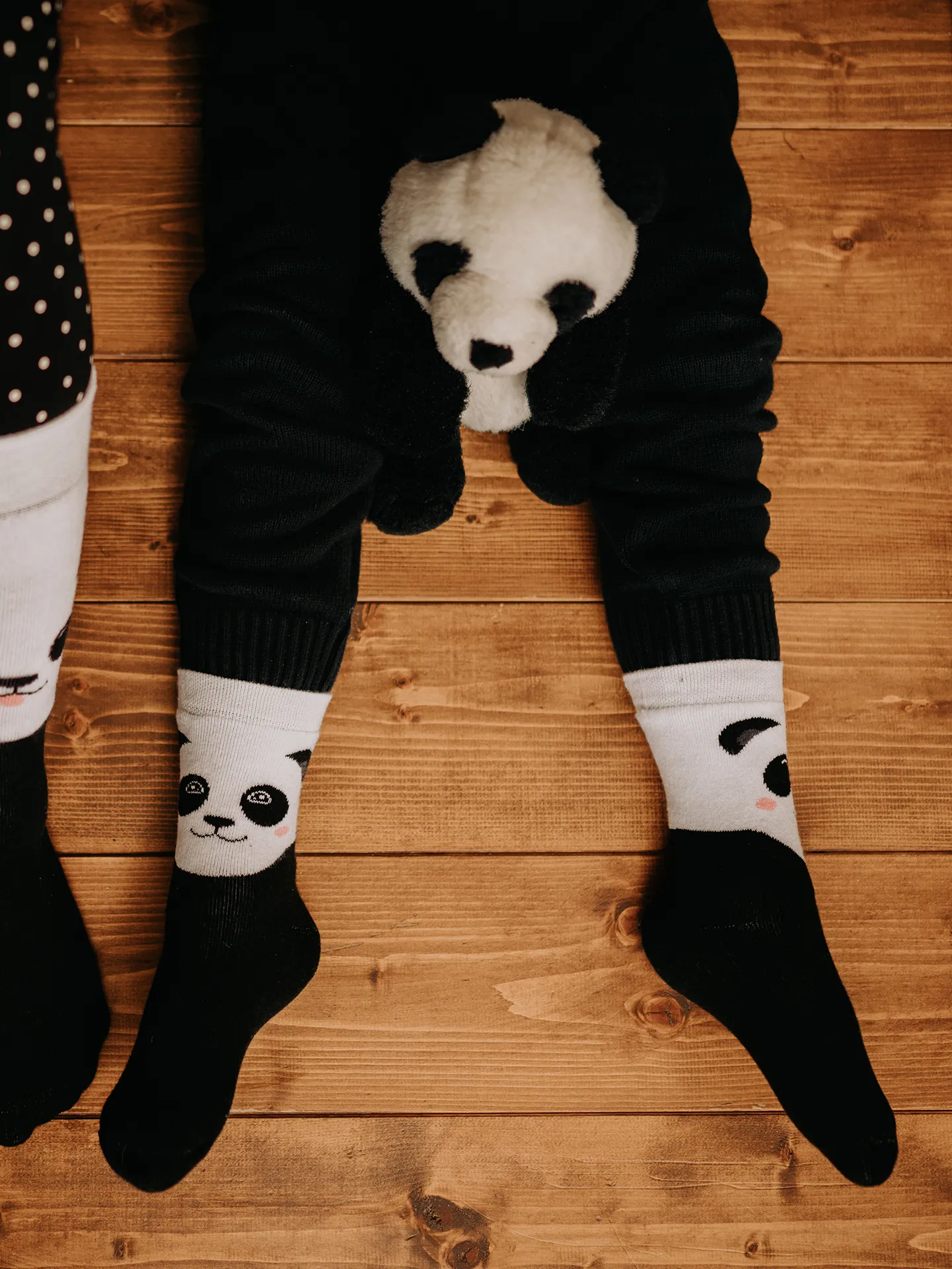 Vrolijke warme kindersokken Happy panda - Image 3