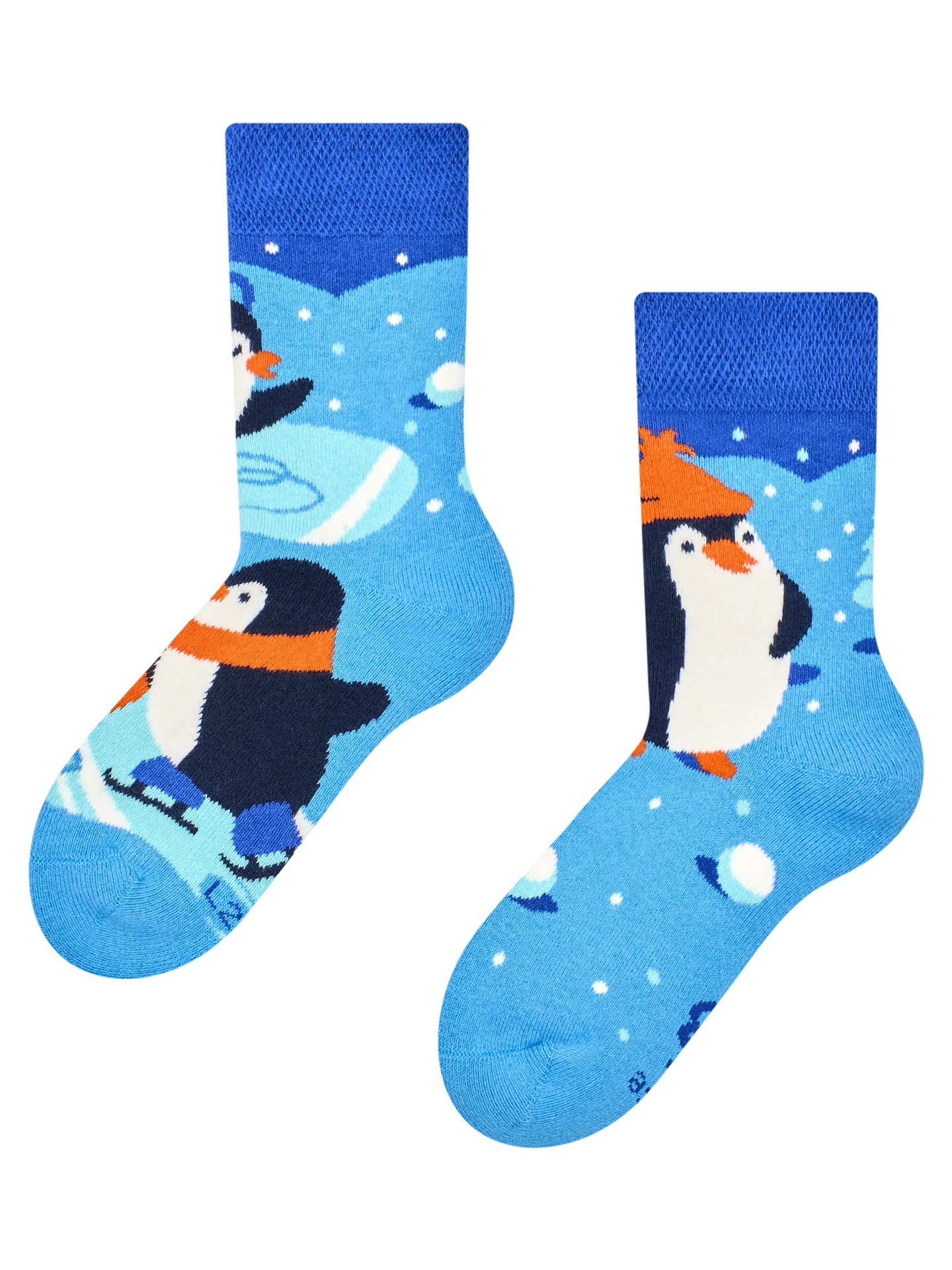 Kindersokken Schaatsende pinguïns