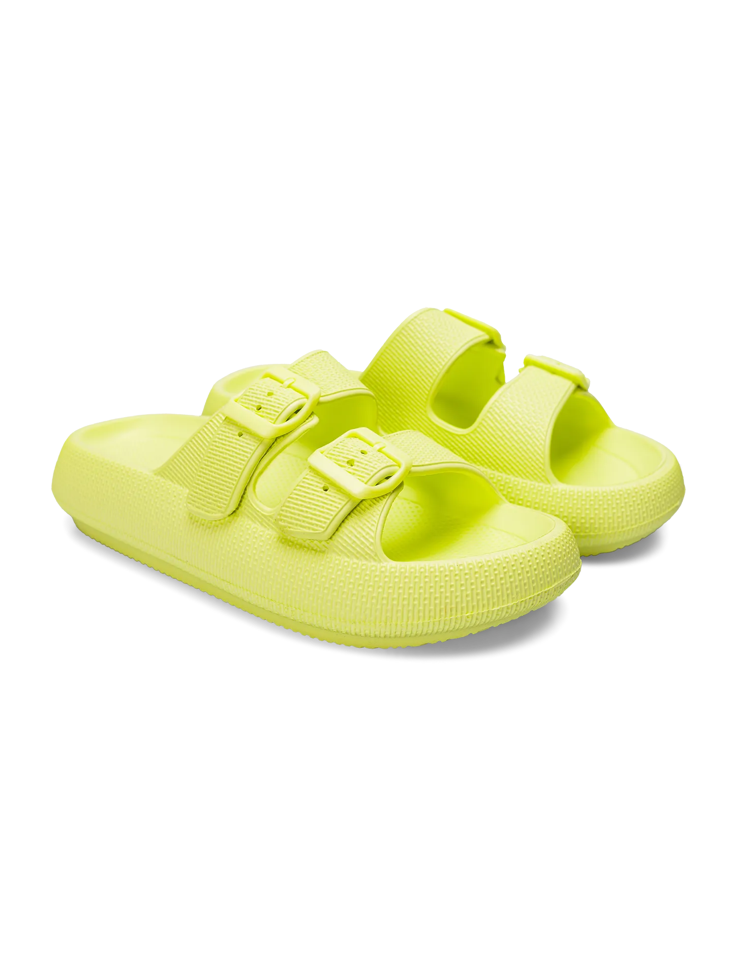 Licht-lime dames plateausandalen - Image 2