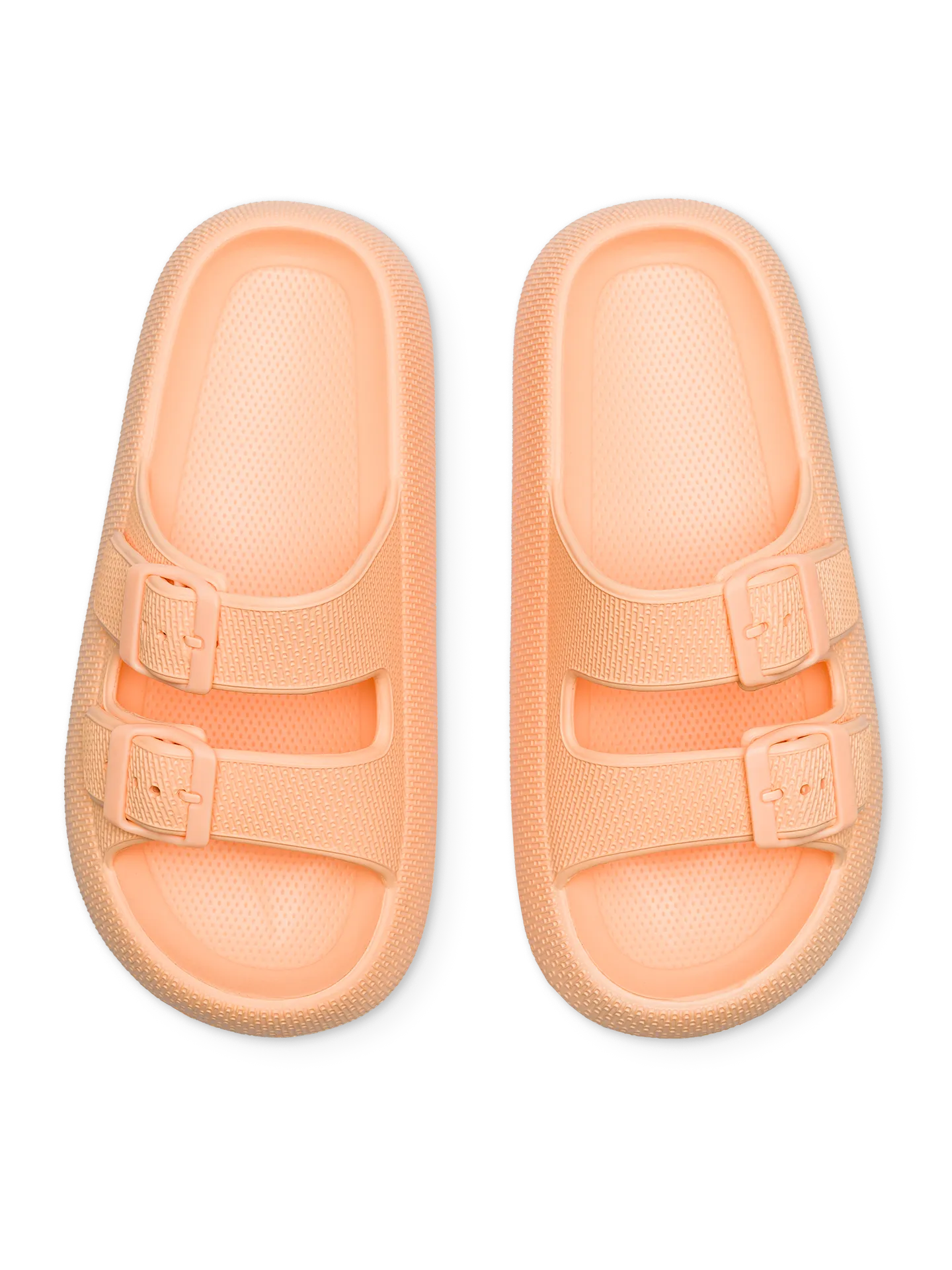 Licht-perzik dames plateausandalen
