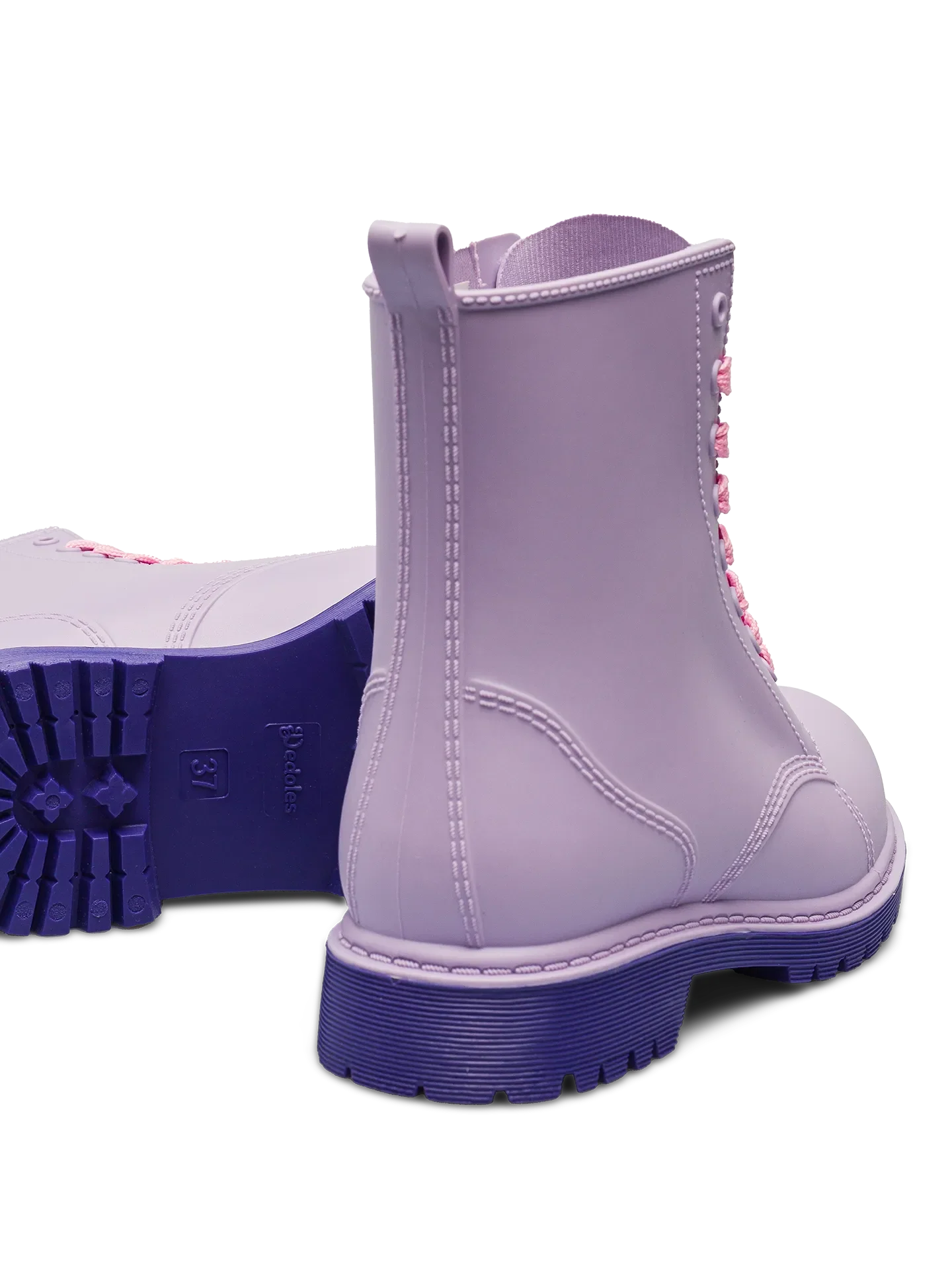 Regenlaarzen voor dames Licht paars - Image 3