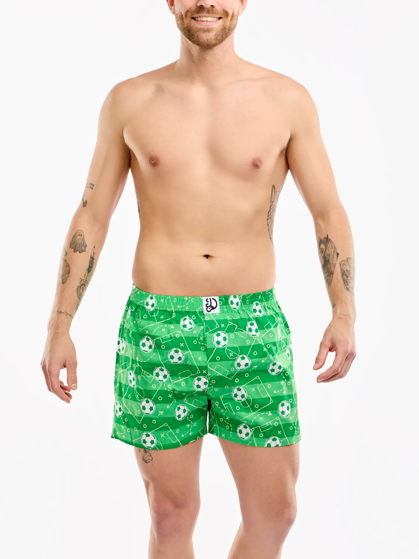 Herenboxershorts Voetbalveld - Image 2
