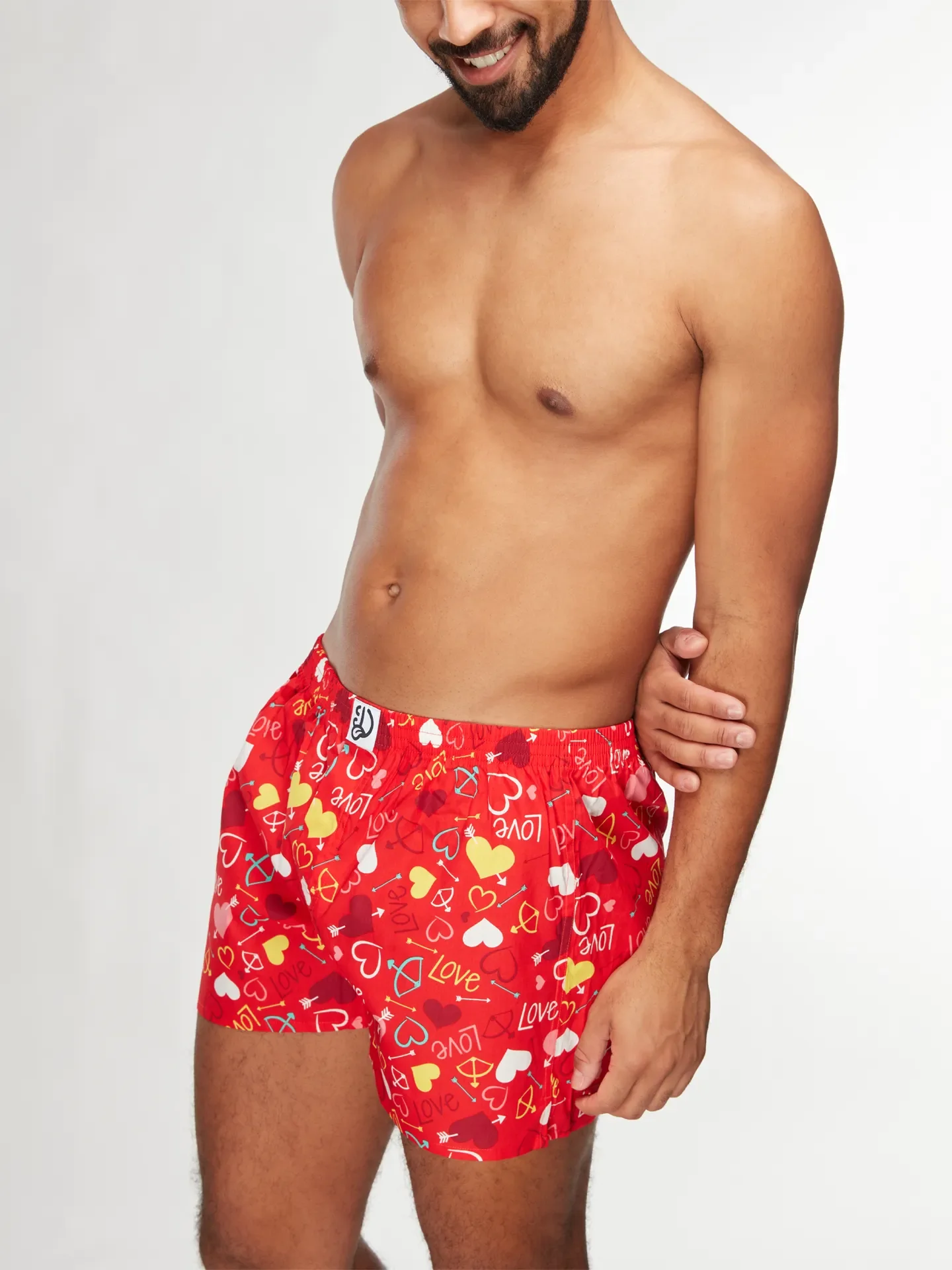 Vrolijke herenboxershorts Harten - Image 3