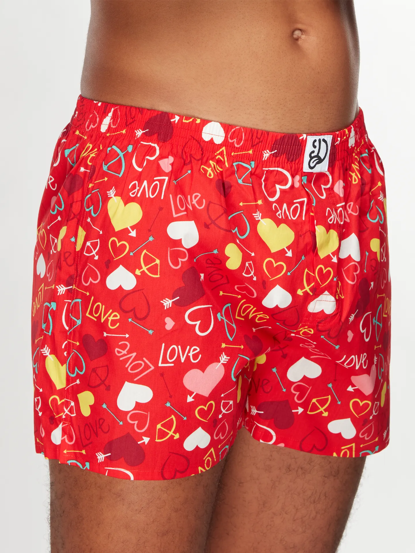 Vrolijke herenboxershorts Harten - Image 4