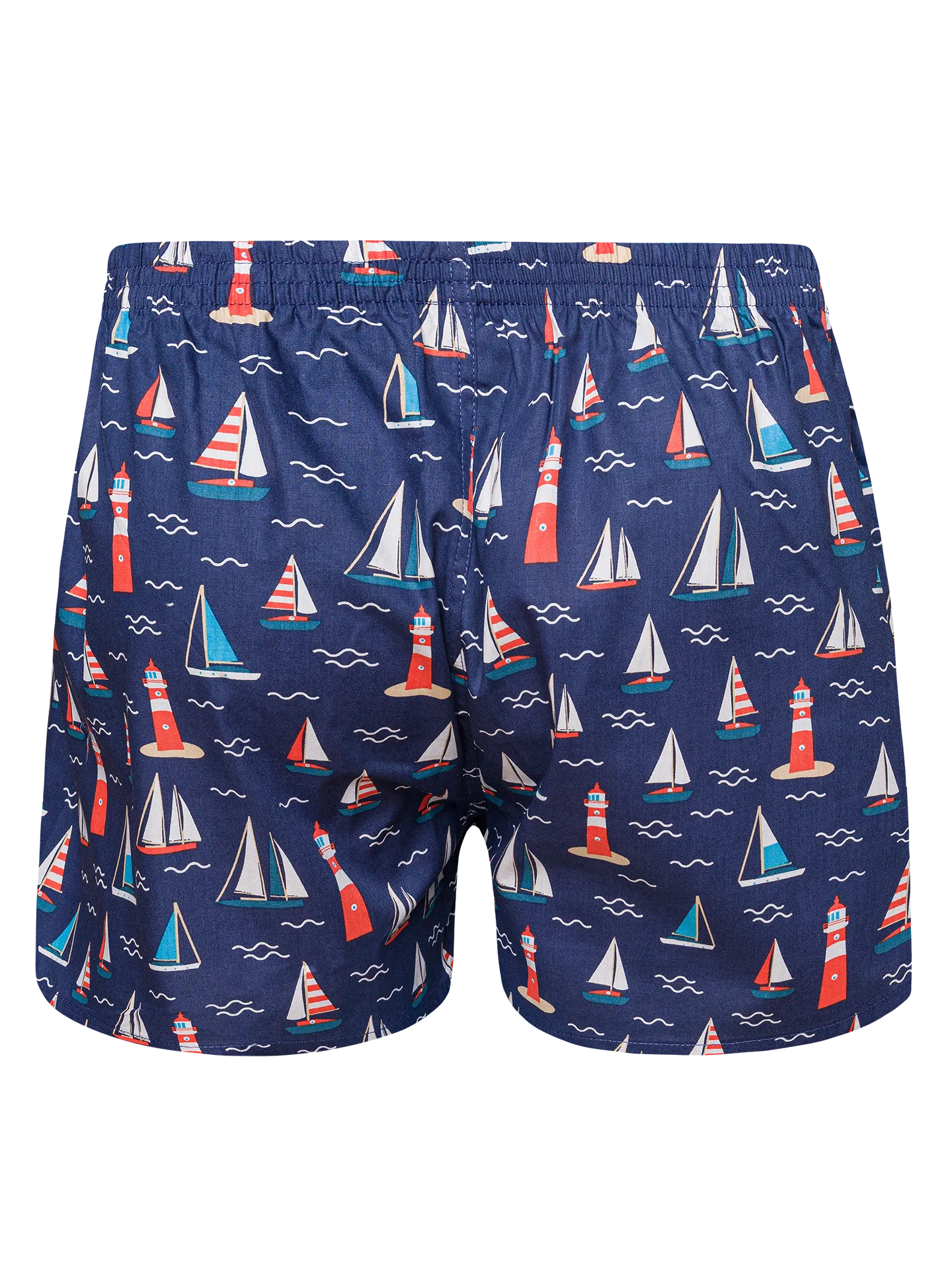 Boxershorts voor heren Vuurtoren en zeilboten - Image 2