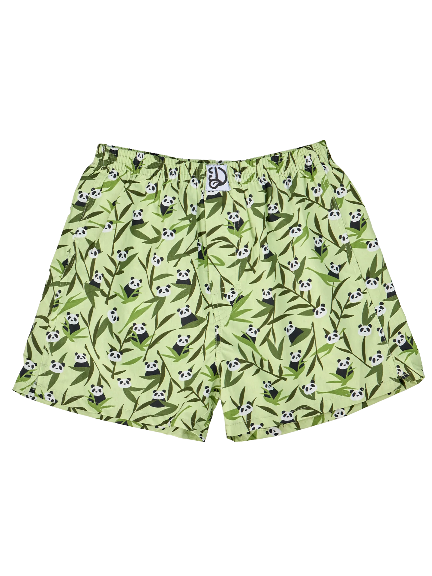 Vrolijk herenboxershort Panda's en bamboe