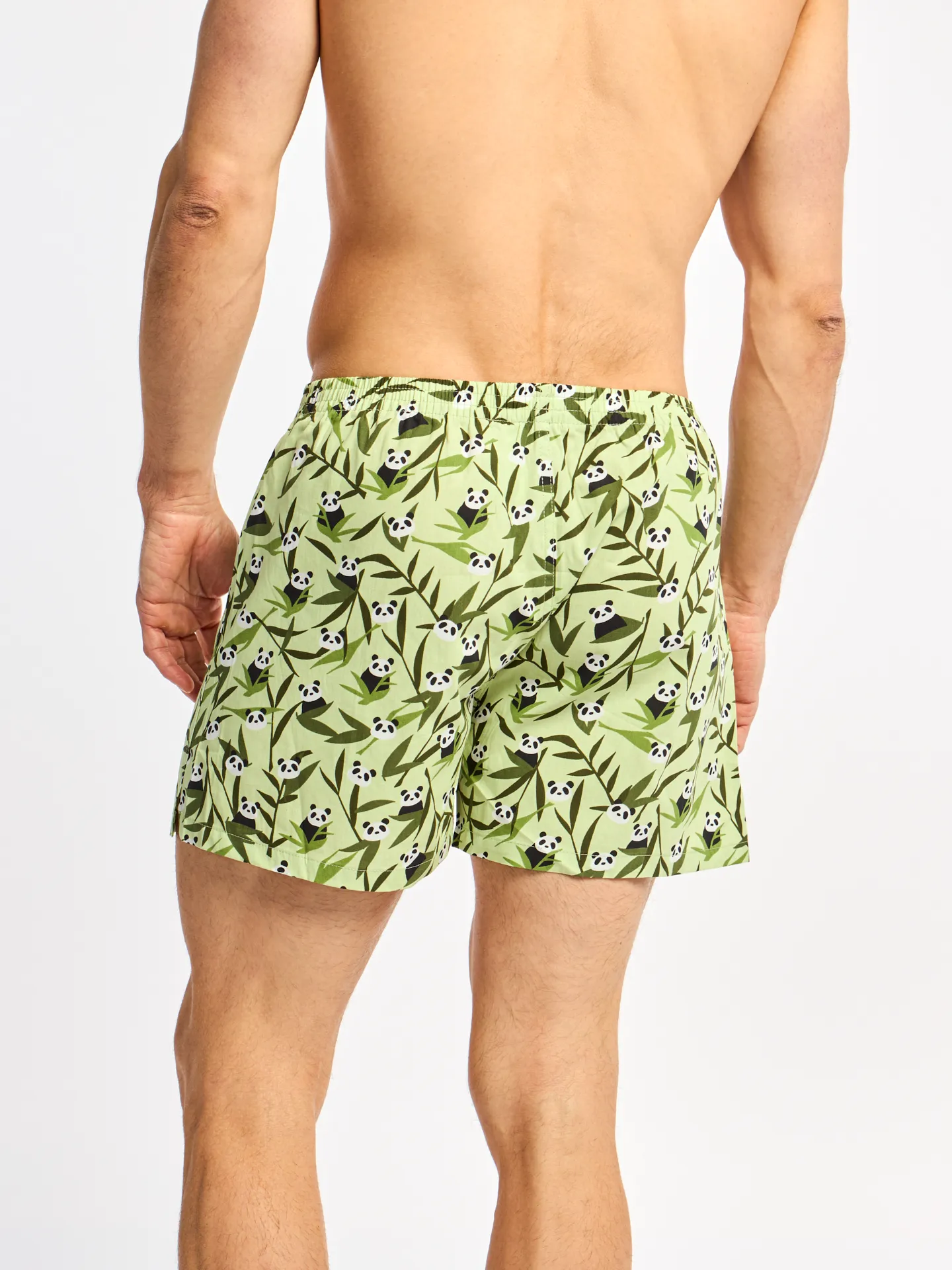 Vrolijk herenboxershort Panda's en bamboe - Image 2