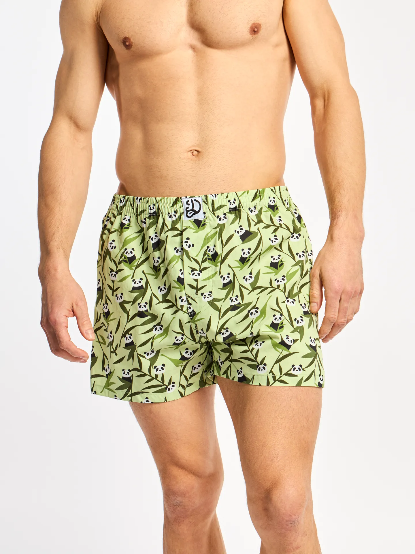 Vrolijk herenboxershort Panda's en bamboe - Image 3