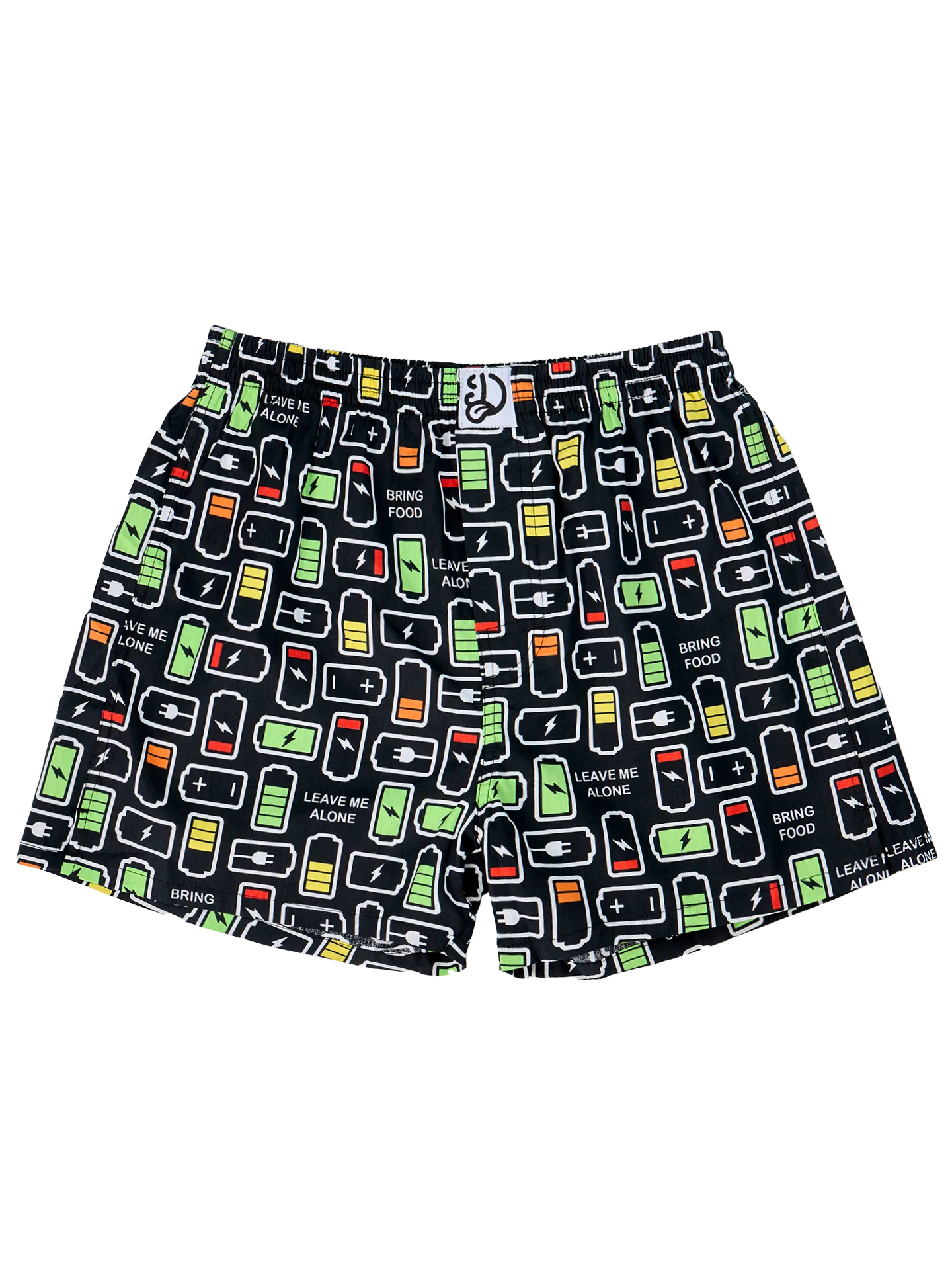 Vrolijk herenboxershort Sociaal opladen