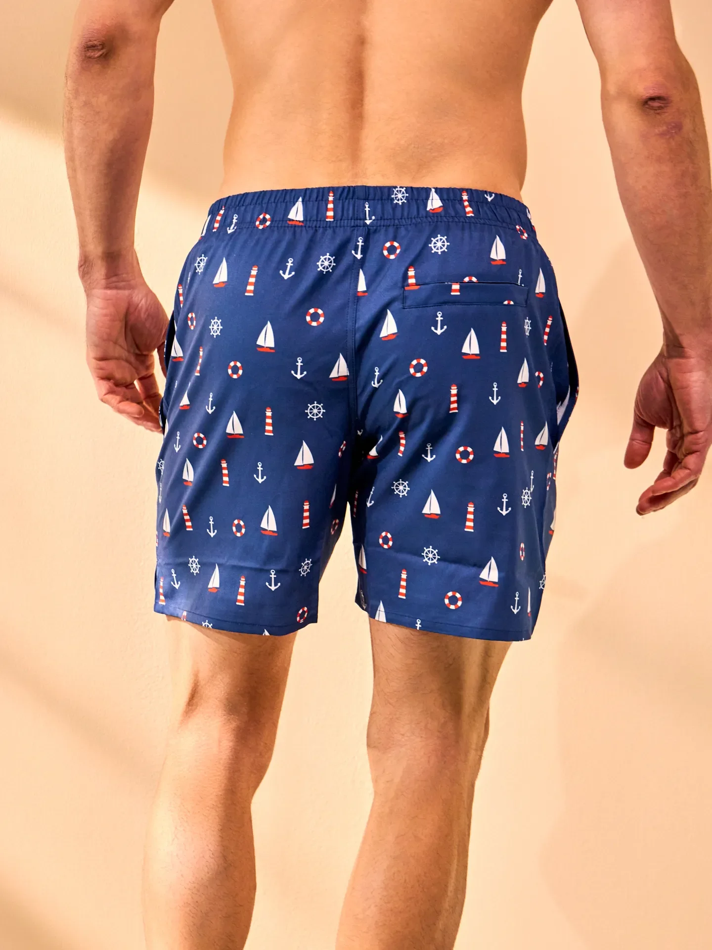 Vrolijk zwemshort voor heren Kapitein - Image 3