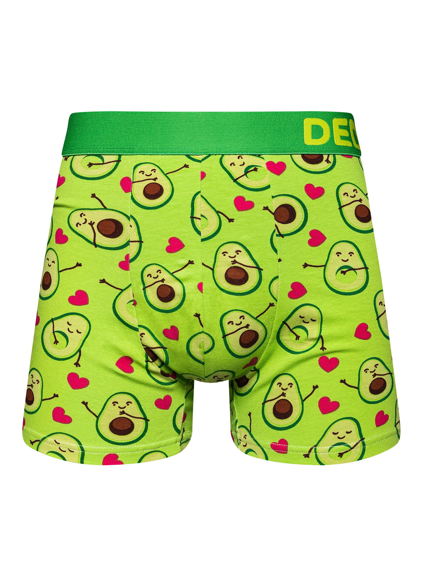 Vrolijke herentrunks Avocado-liefde