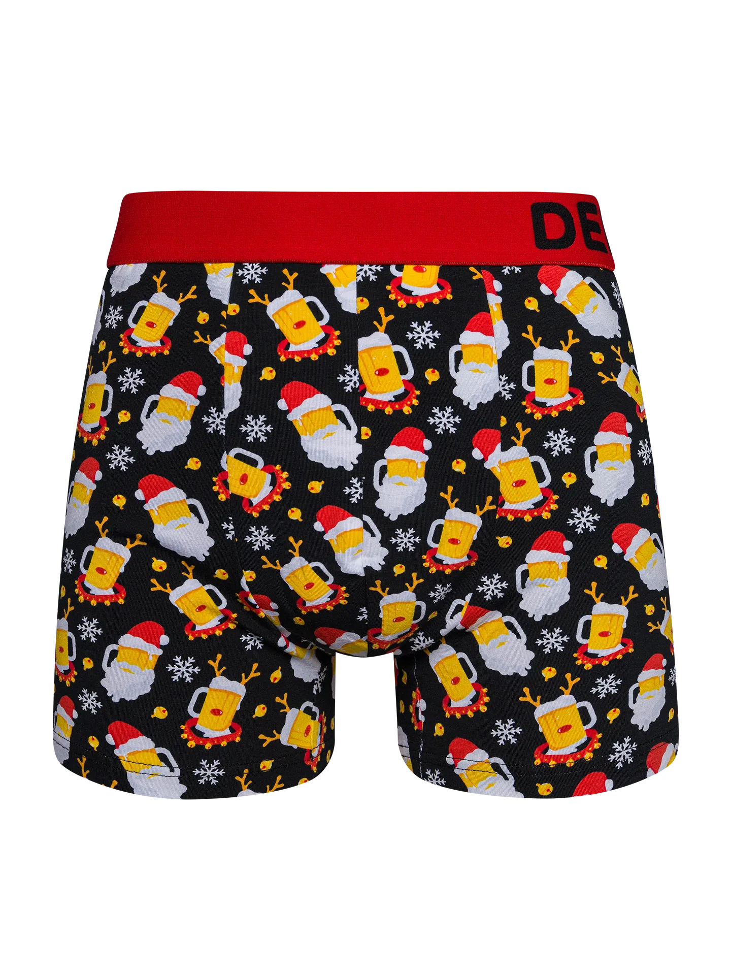 Vrolijke heren trunks Beer Santa