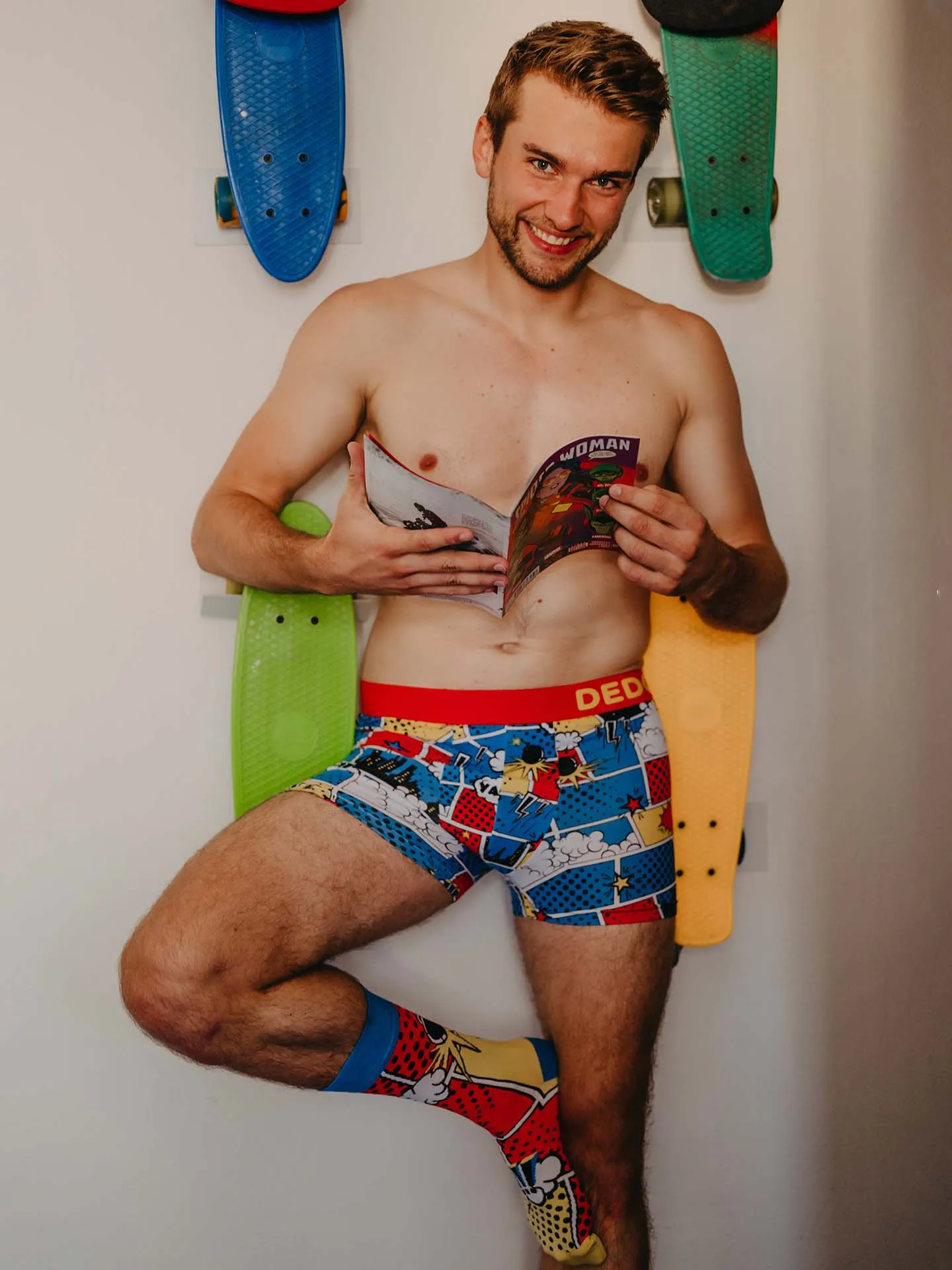 Vrolijke herentrunks Kleurrijke comics - Image 5