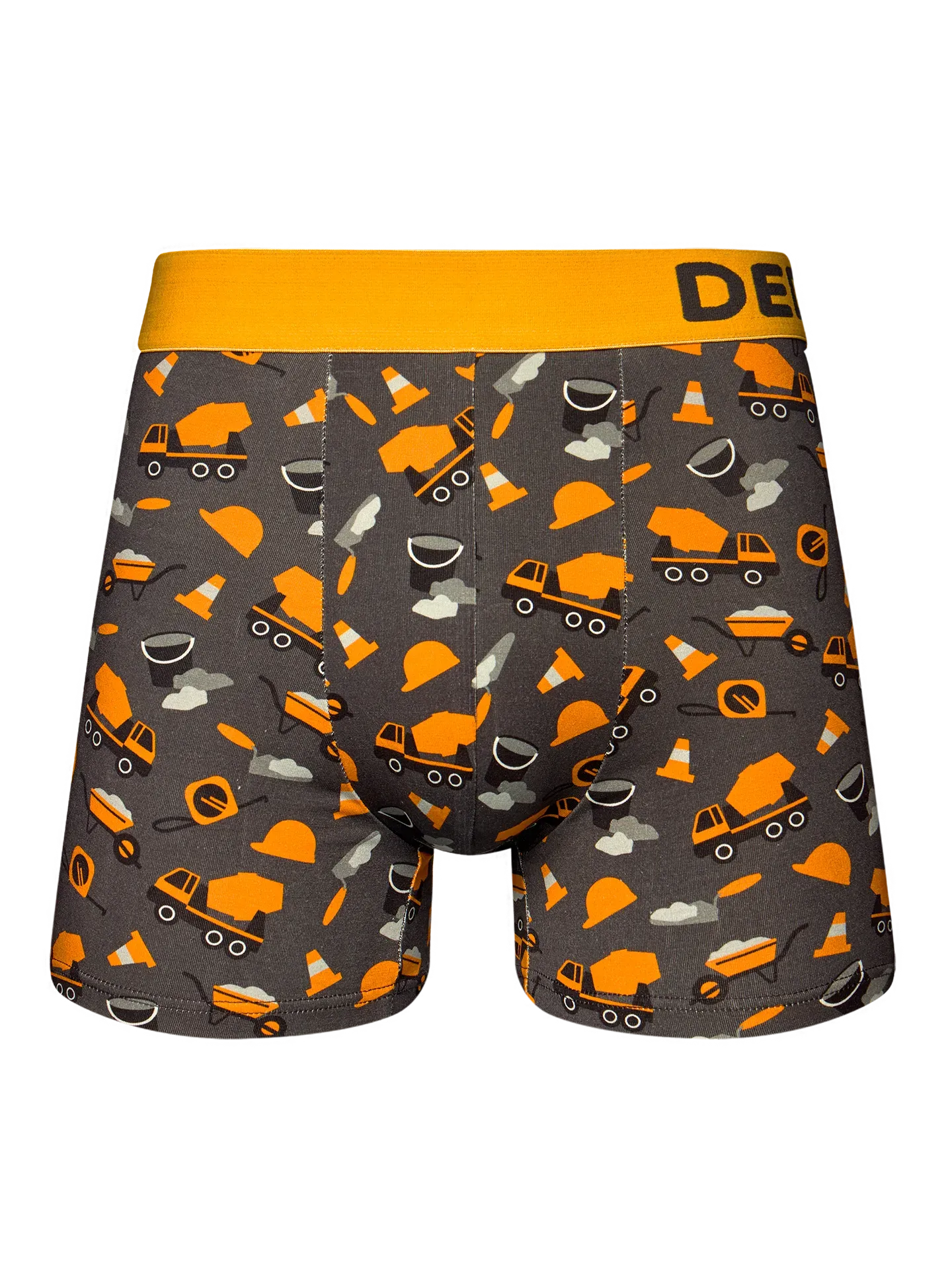 Vrolijke herentrunks Bouwvakker