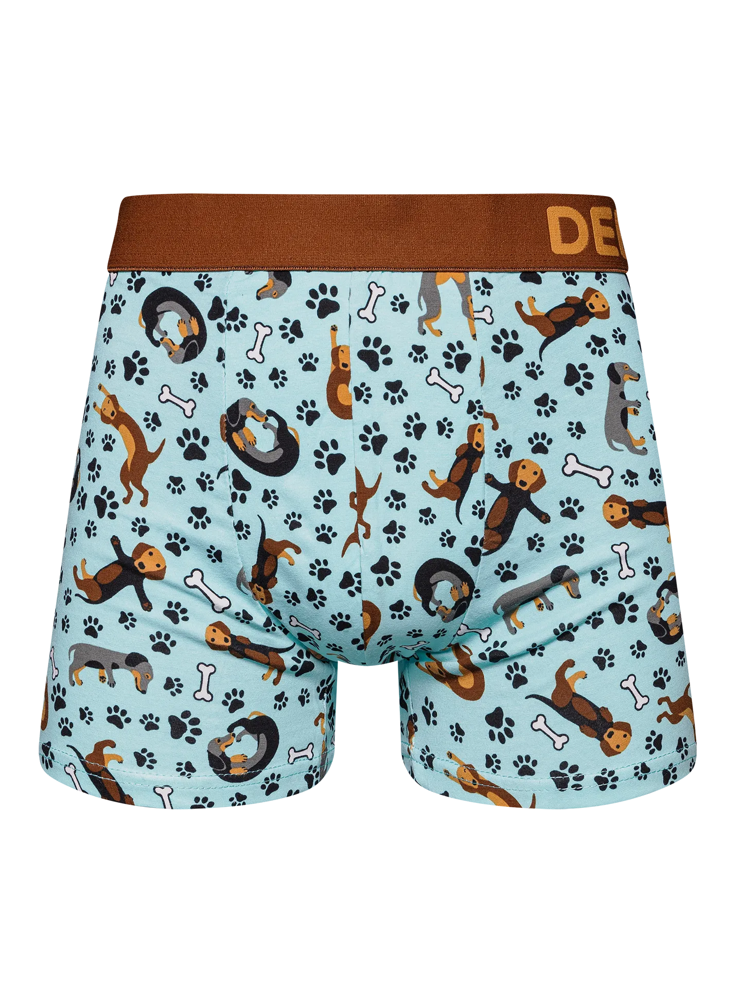 Vrolijke herentrunks Teckels