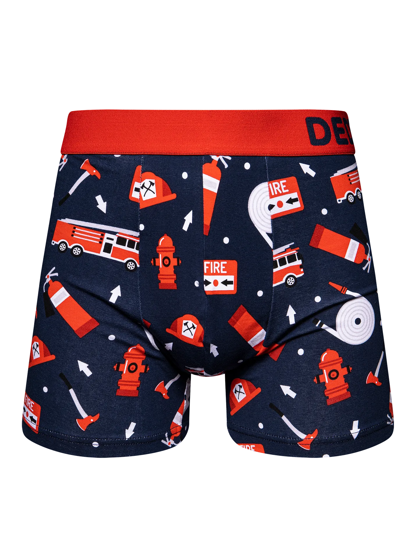Vrolijke herentrunks Brandweerman