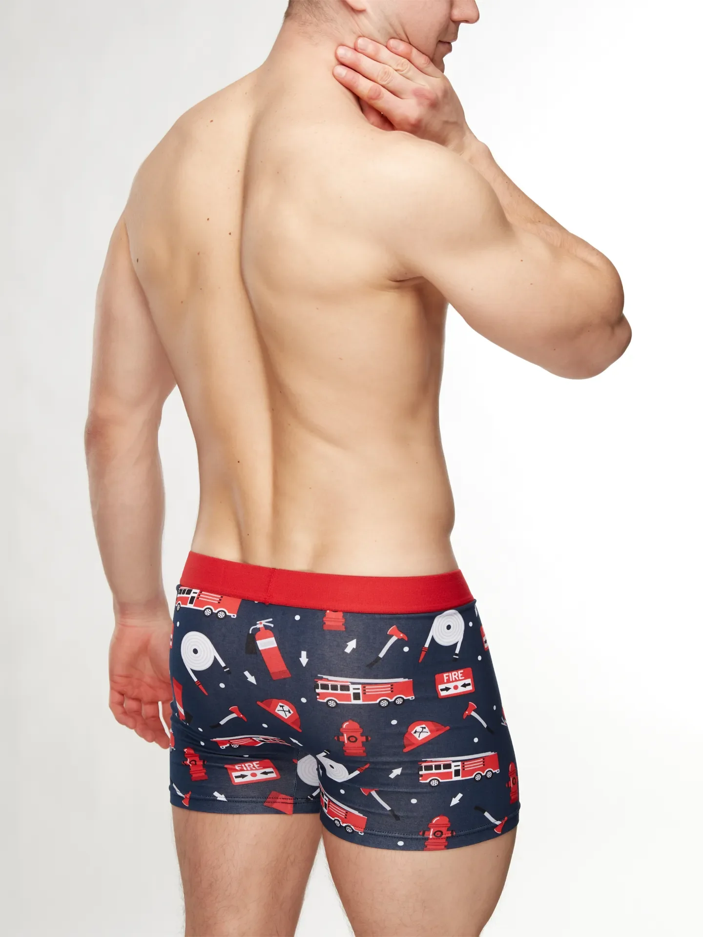 Vrolijke herentrunks Brandweerman - Image 4