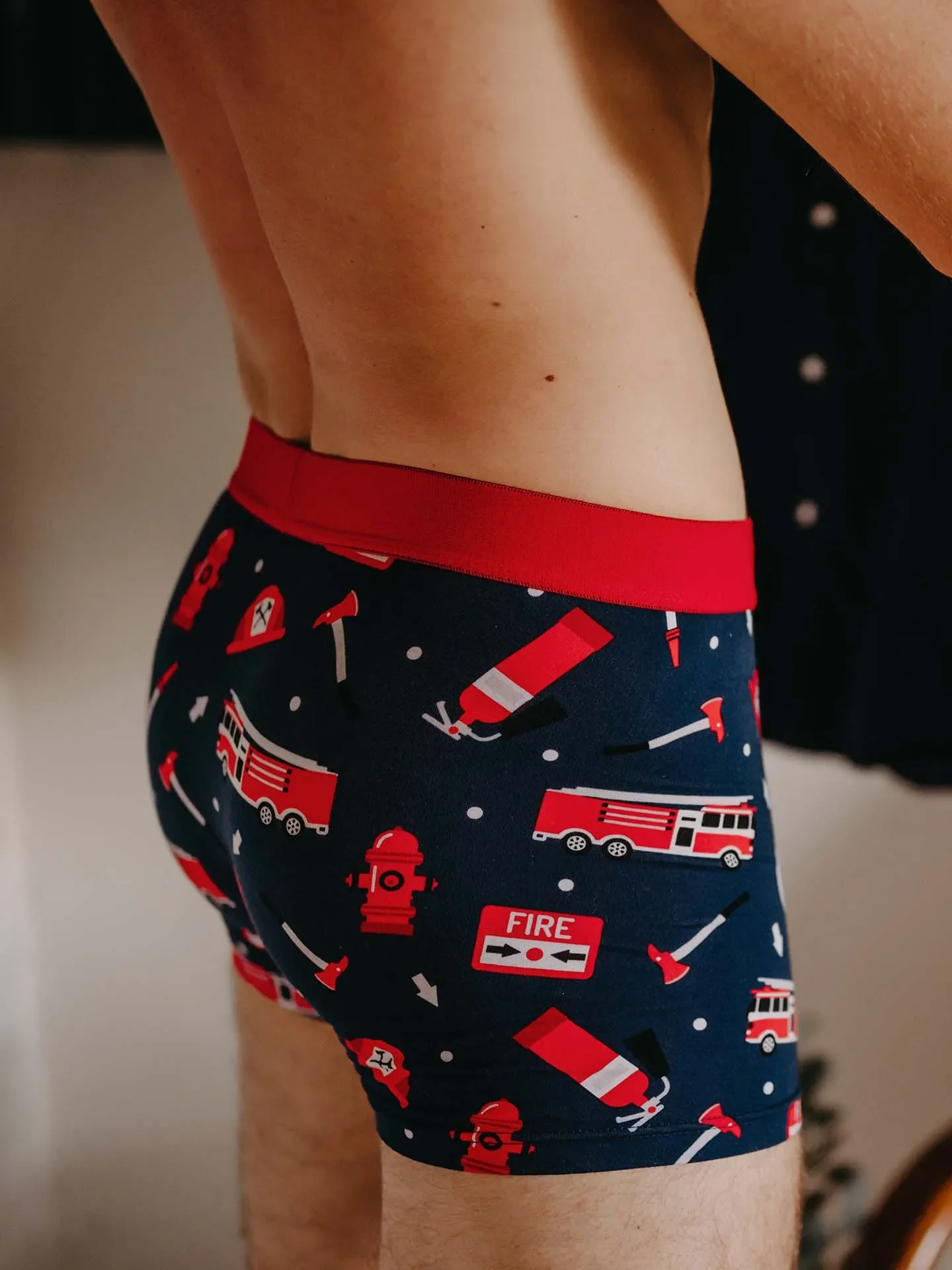 Vrolijke herentrunks Brandweerman - Image 6