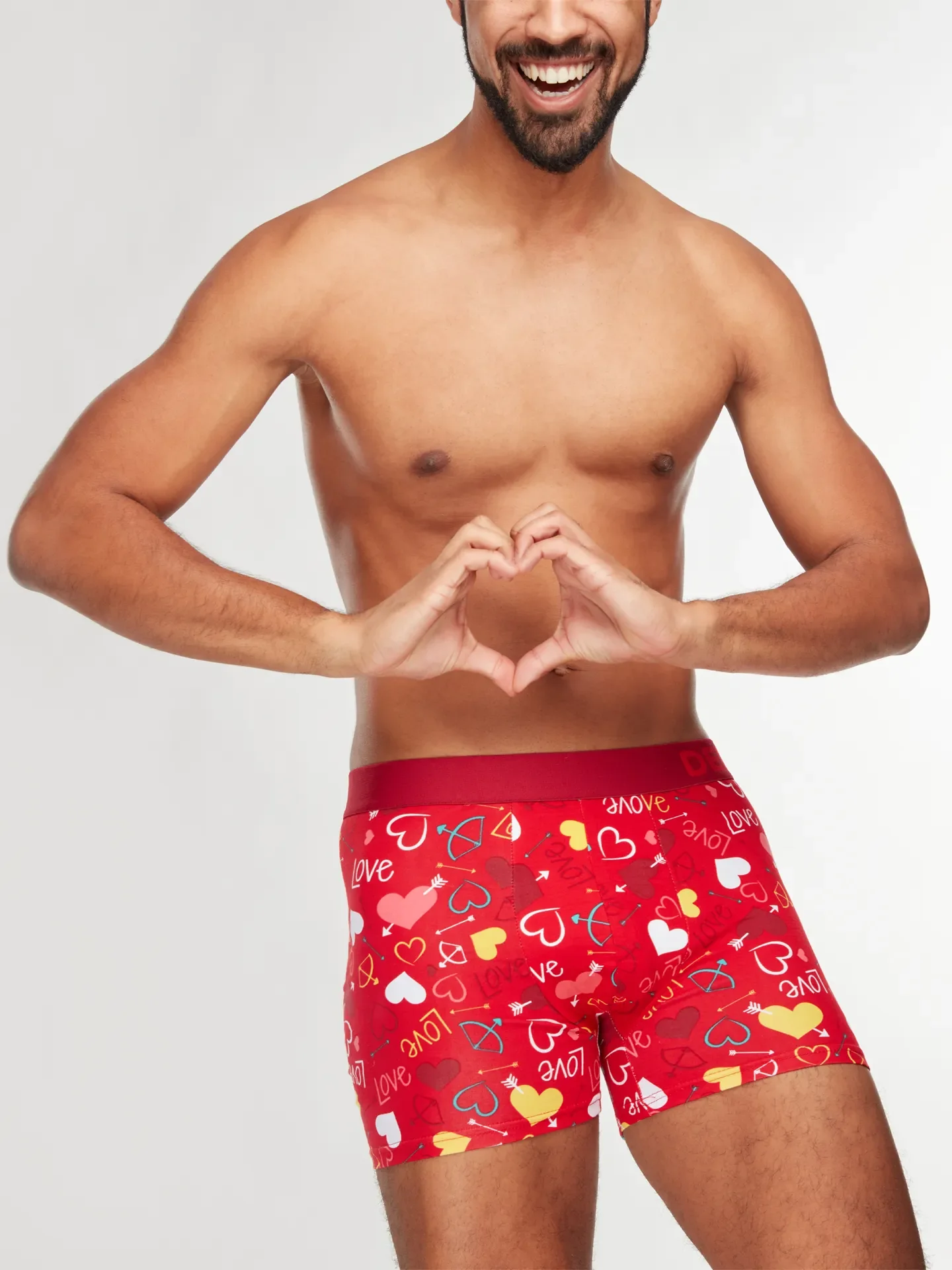 Vrolijke herentrunks Hartjes - Image 3
