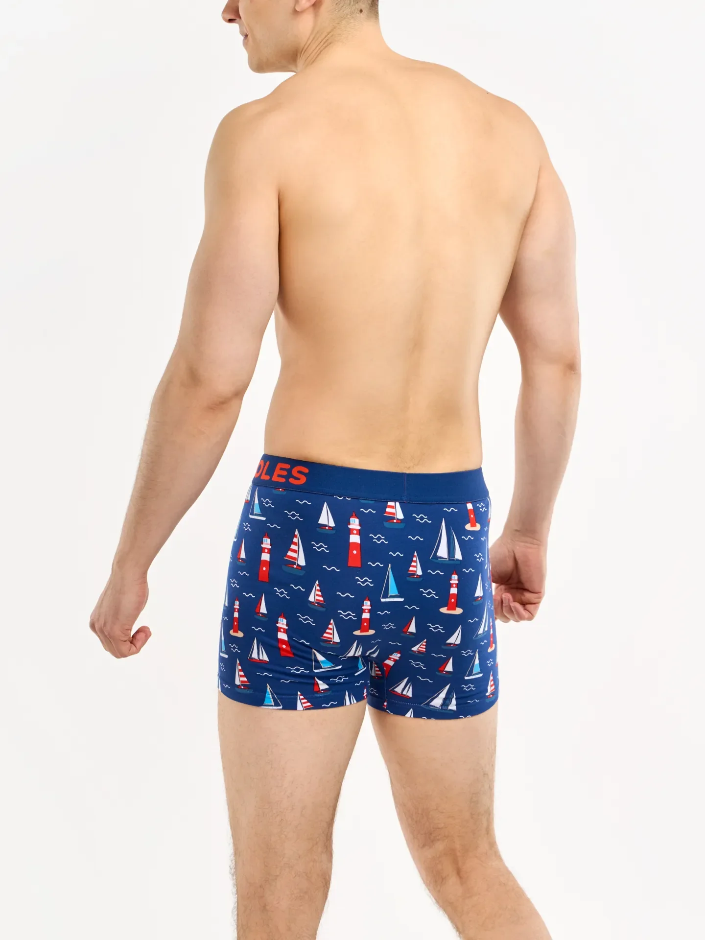 Vrolijke herentrunks Vuurtoren & zeilboten - Image 4