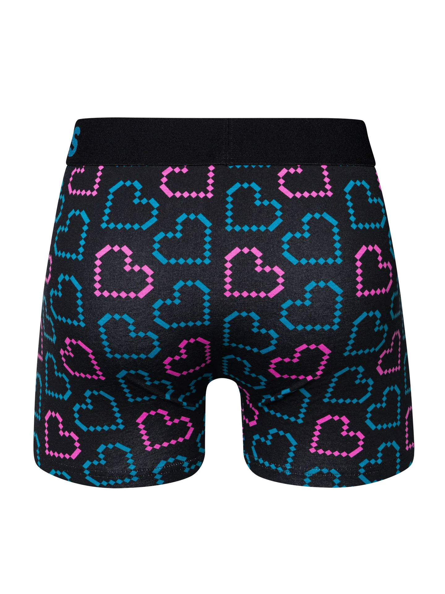 Vrolijke herentrunks Pixelharten - Image 2