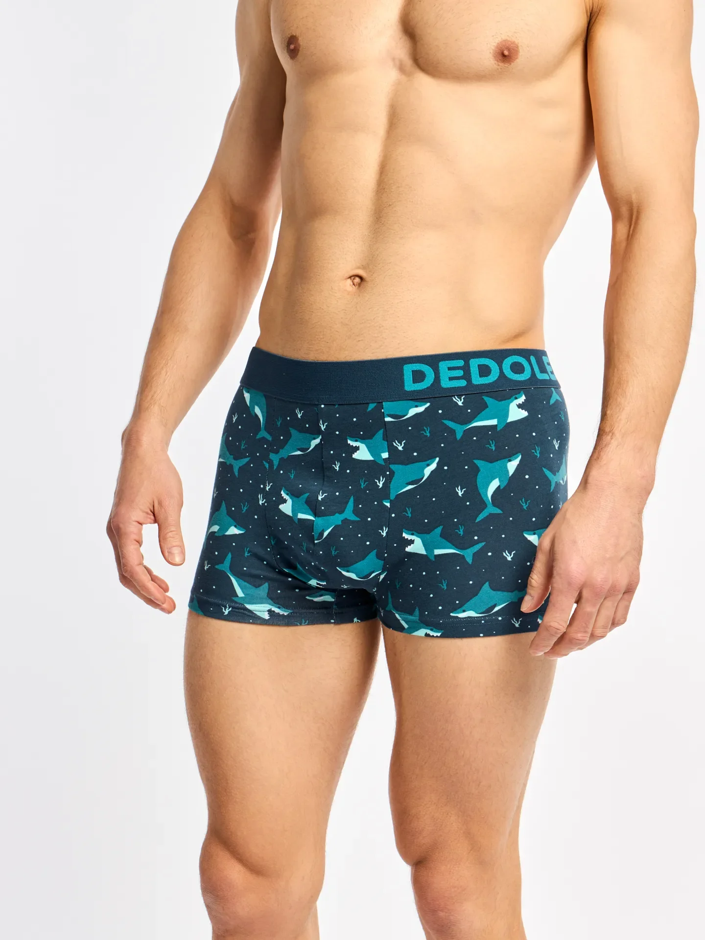 Korte herentrunks Blauwe haai - Image 3
