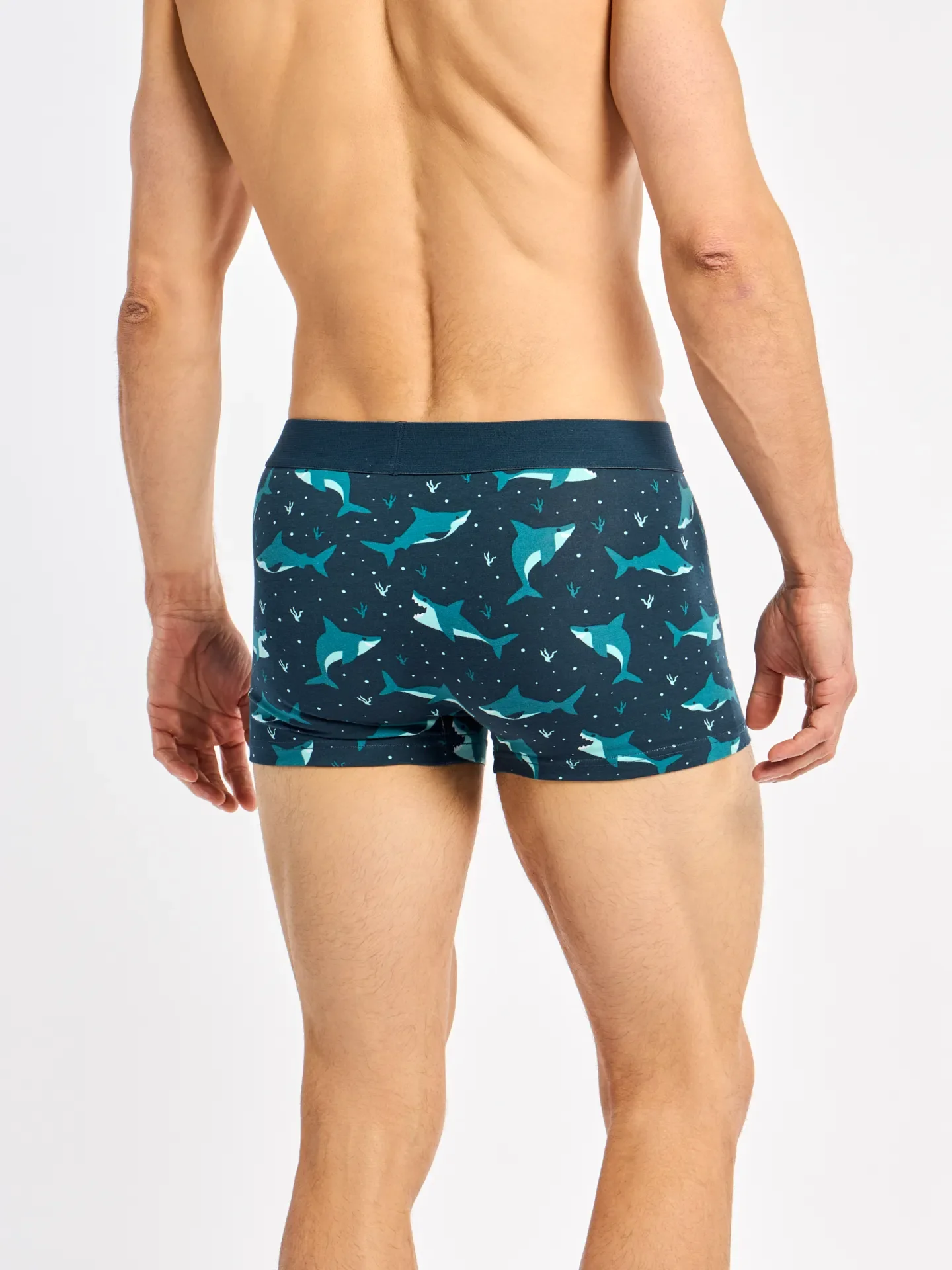 Korte herentrunks Blauwe haai - Image 4