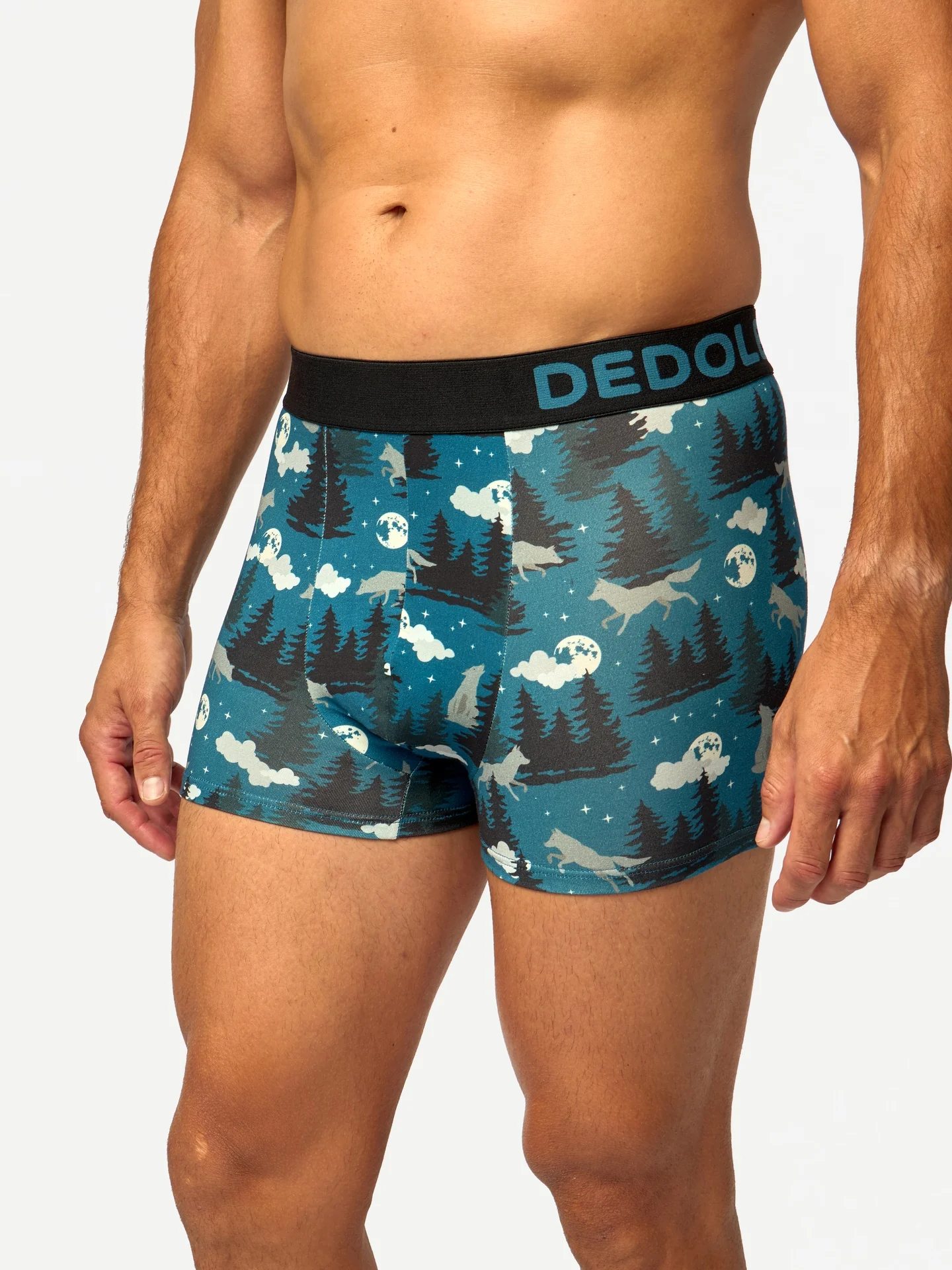 Korte herentrunks Wolf en maan - Image 3