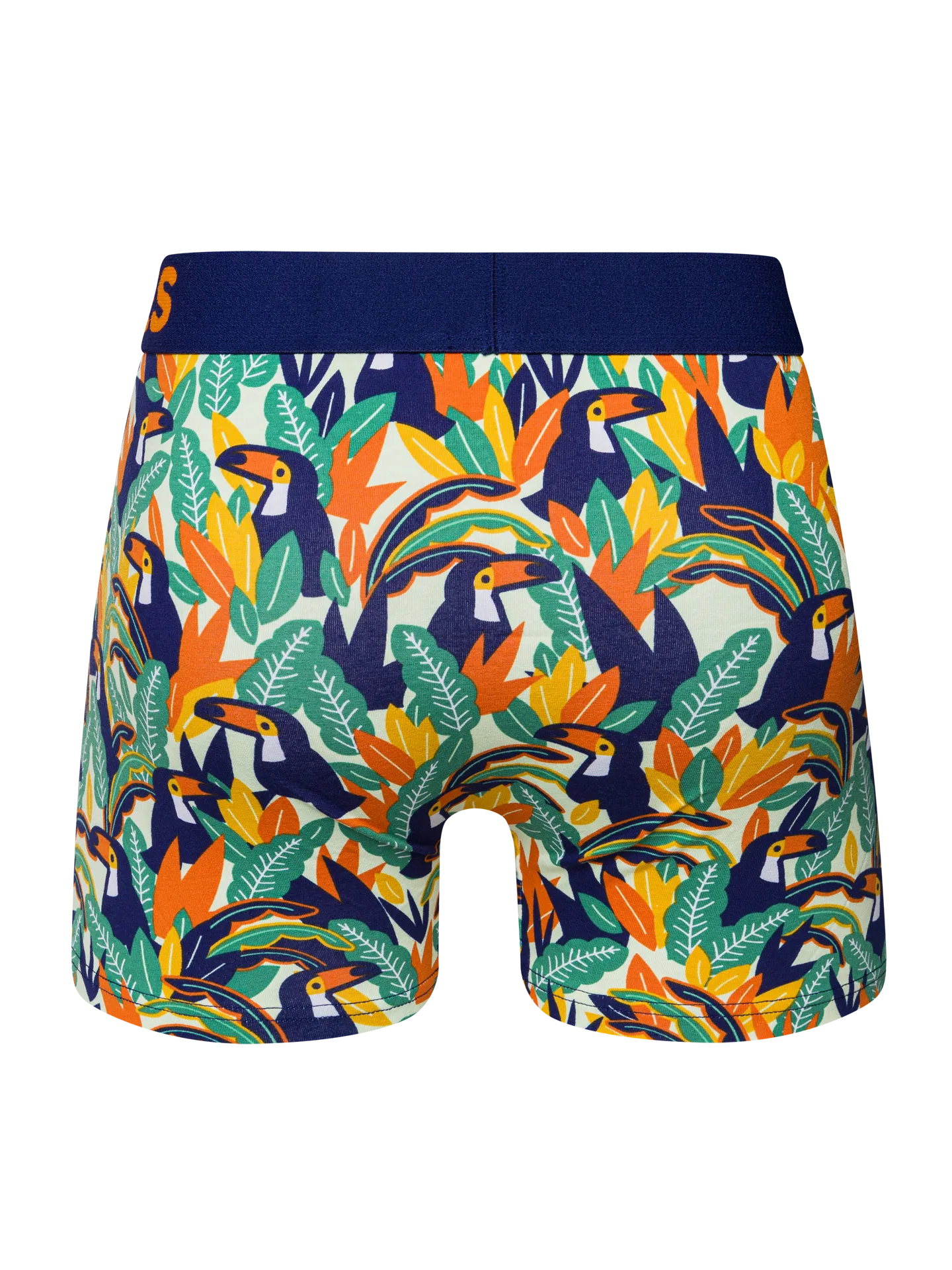 Vrolijke herentrunks Toekan en blaadjes - Image 2