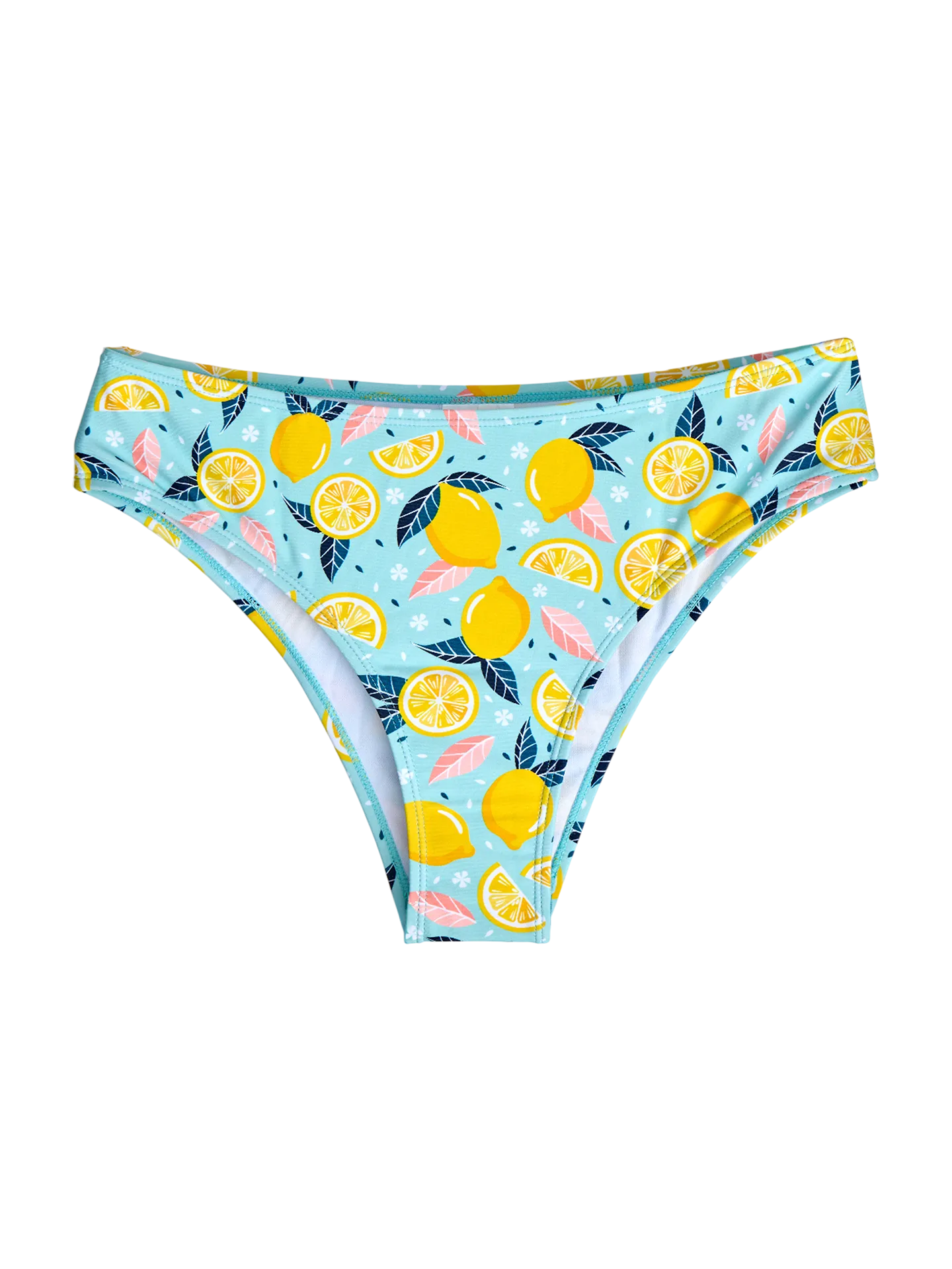 Midwaist bikinislip Zomercitroenen