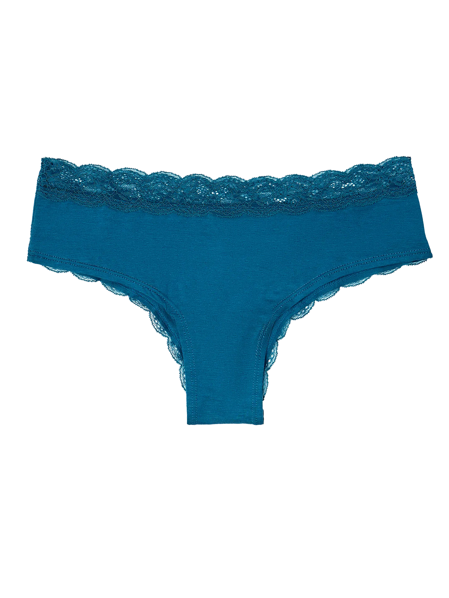 Kanten damesslip Marokkaans blauw