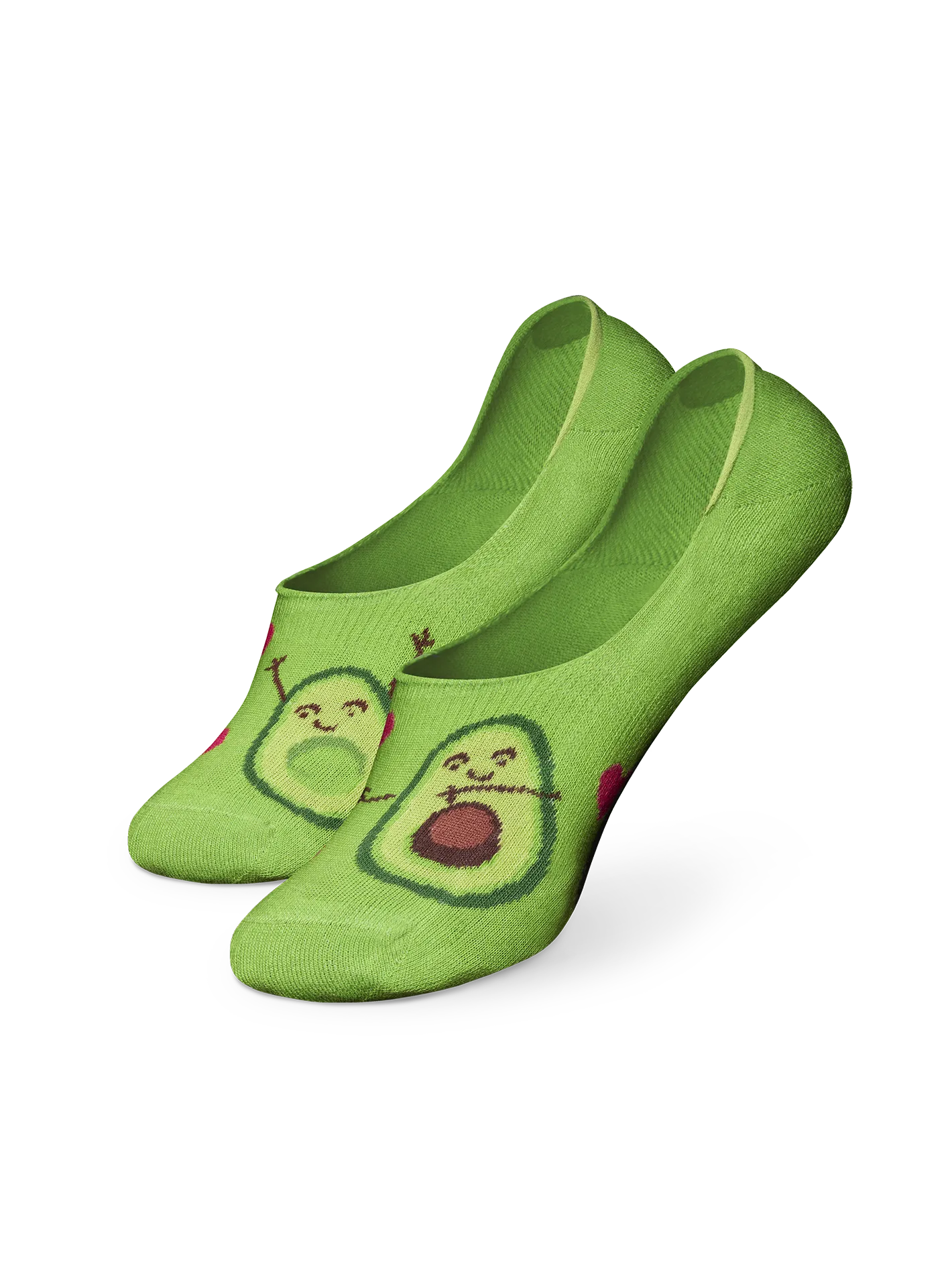 Vrolijke no-show sokken Avocado-liefde
